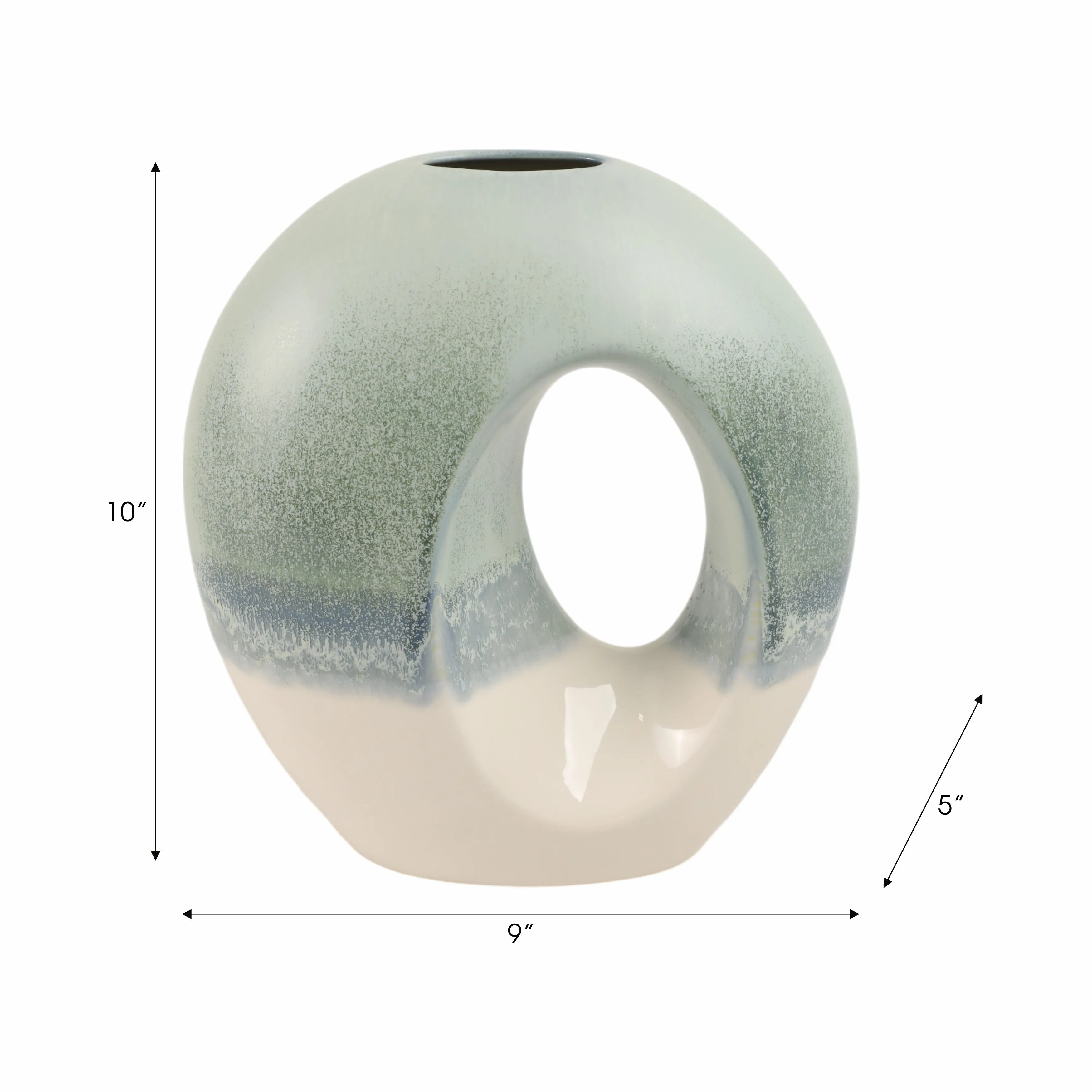 10" Coimbra Small Circle Portugal Vase