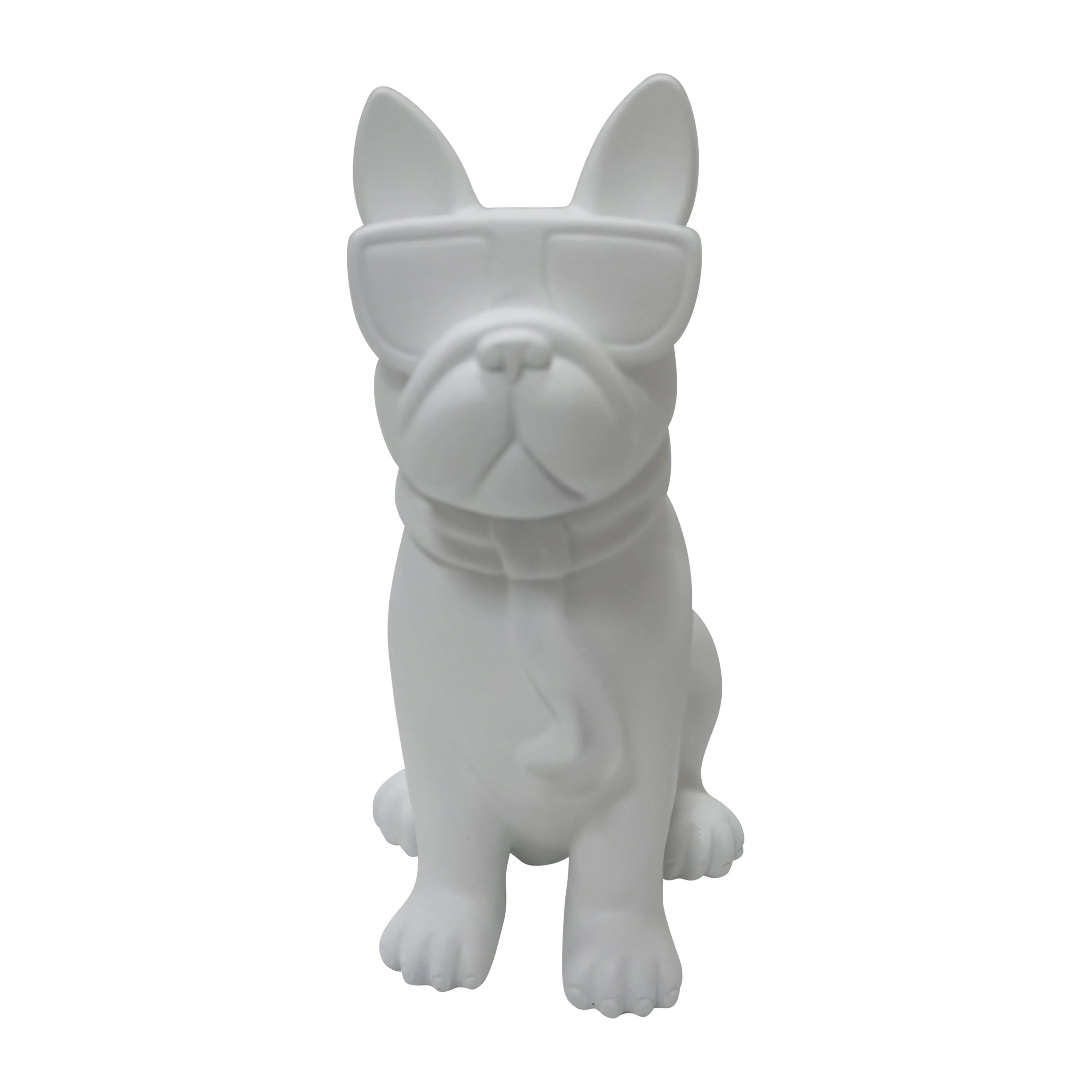 10" Cool Shades Boston Terrier, White