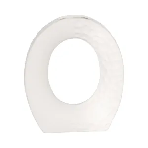 10" Rough Finish Open Cut-out With Vase Opening, W