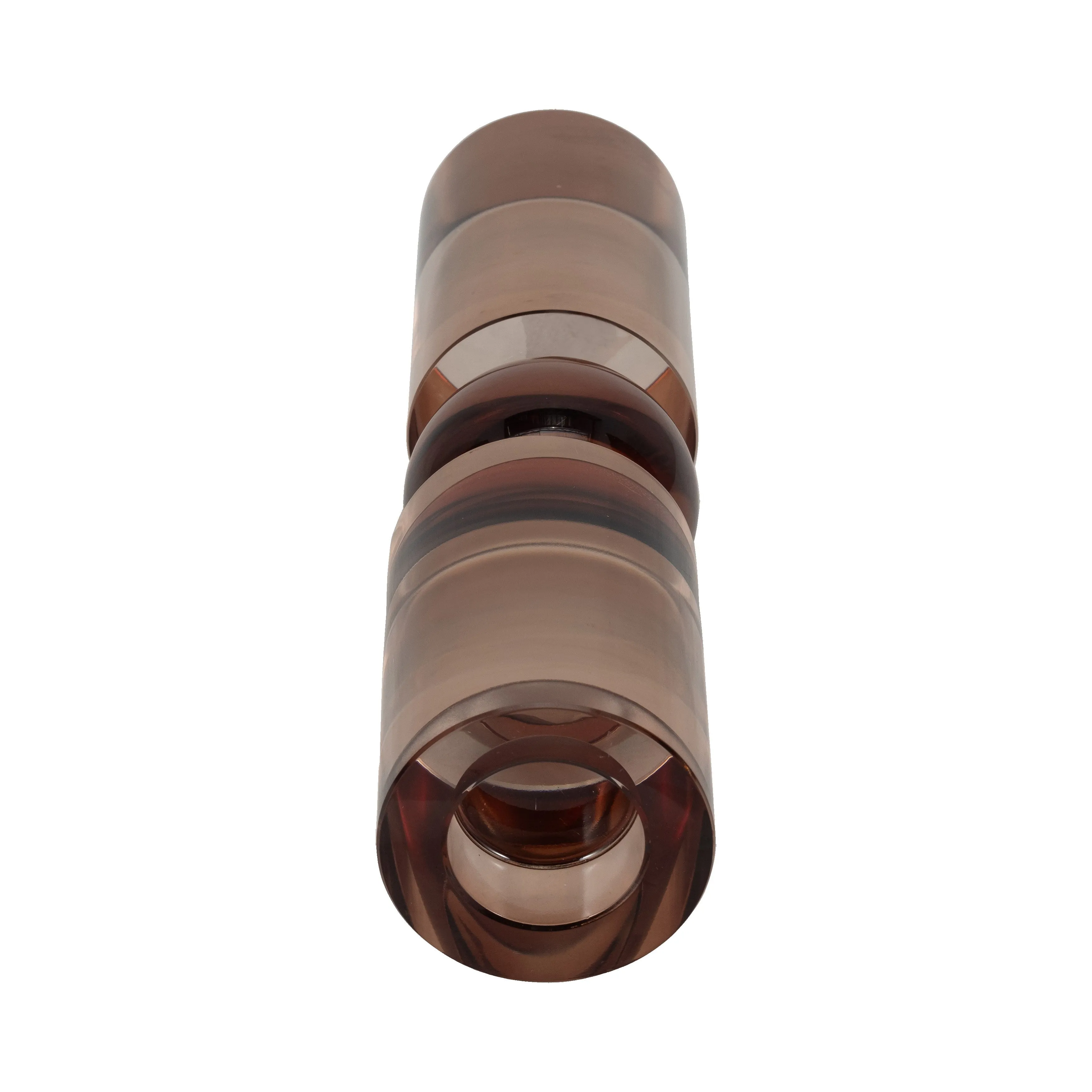 11" MARLA SMALL BRONZE CRYSTAL CANDLESTICK