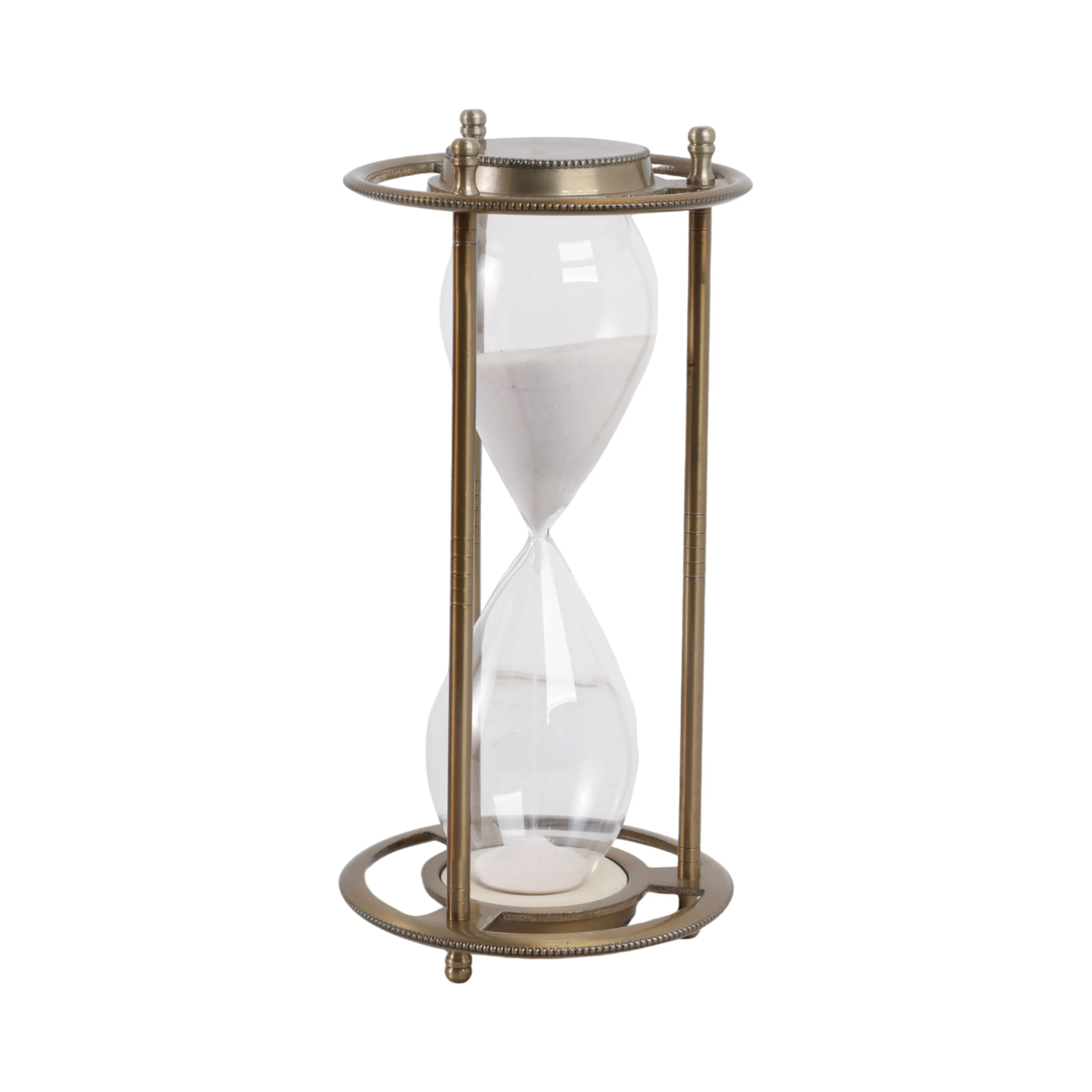11" Verlice Bronze Metal Hourglass