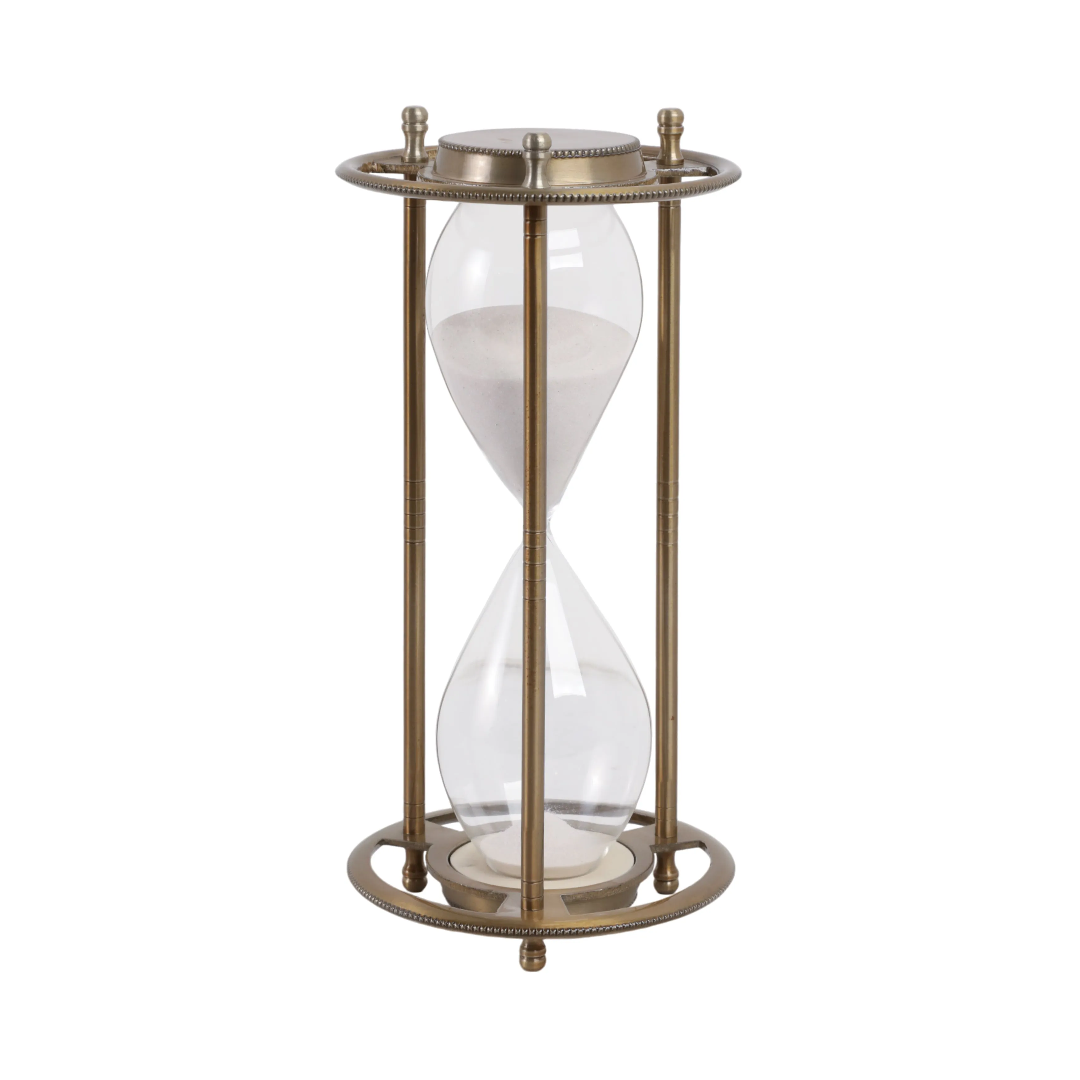 11" Verlice Bronze Metal Hourglass