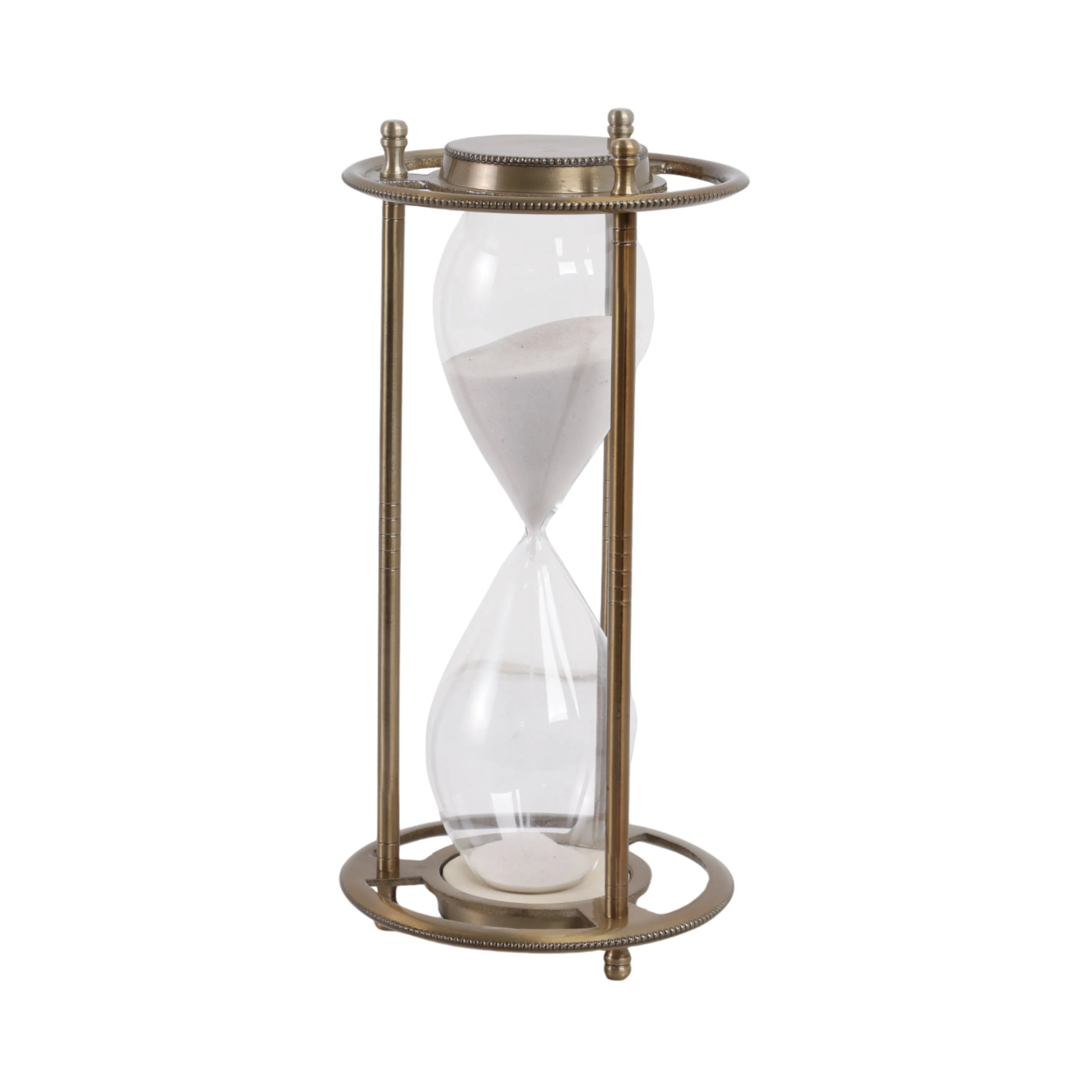 11" Verlice Bronze Metal Hourglass