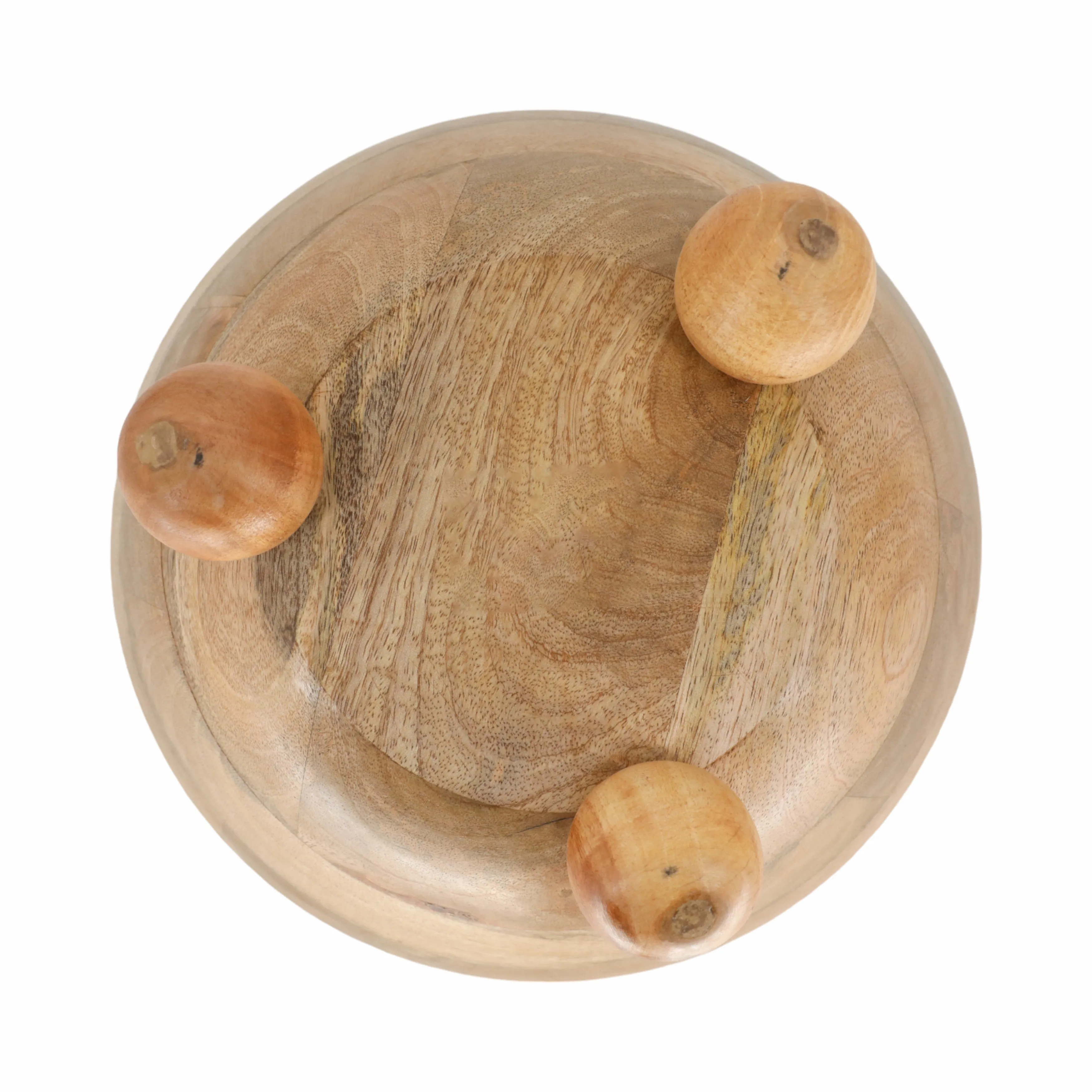 12" Bowl With Ball Feet, Nat