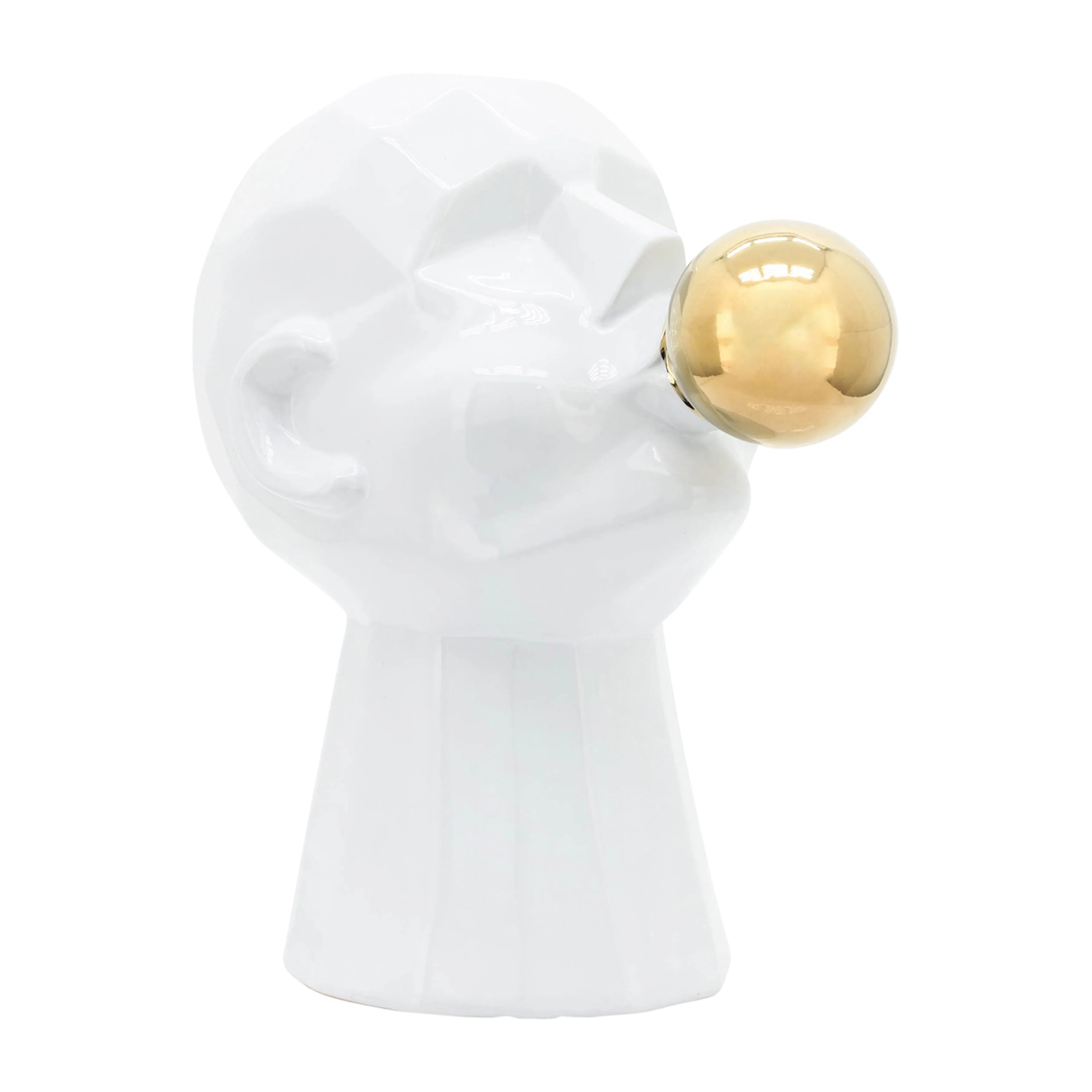12" BUBBLE GUM MAN, WHITE