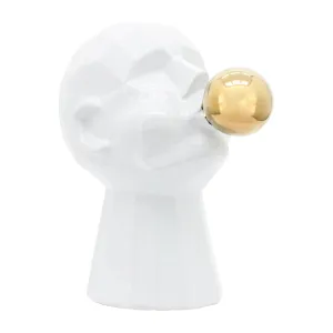 12" BUBBLE GUM MAN, WHITE