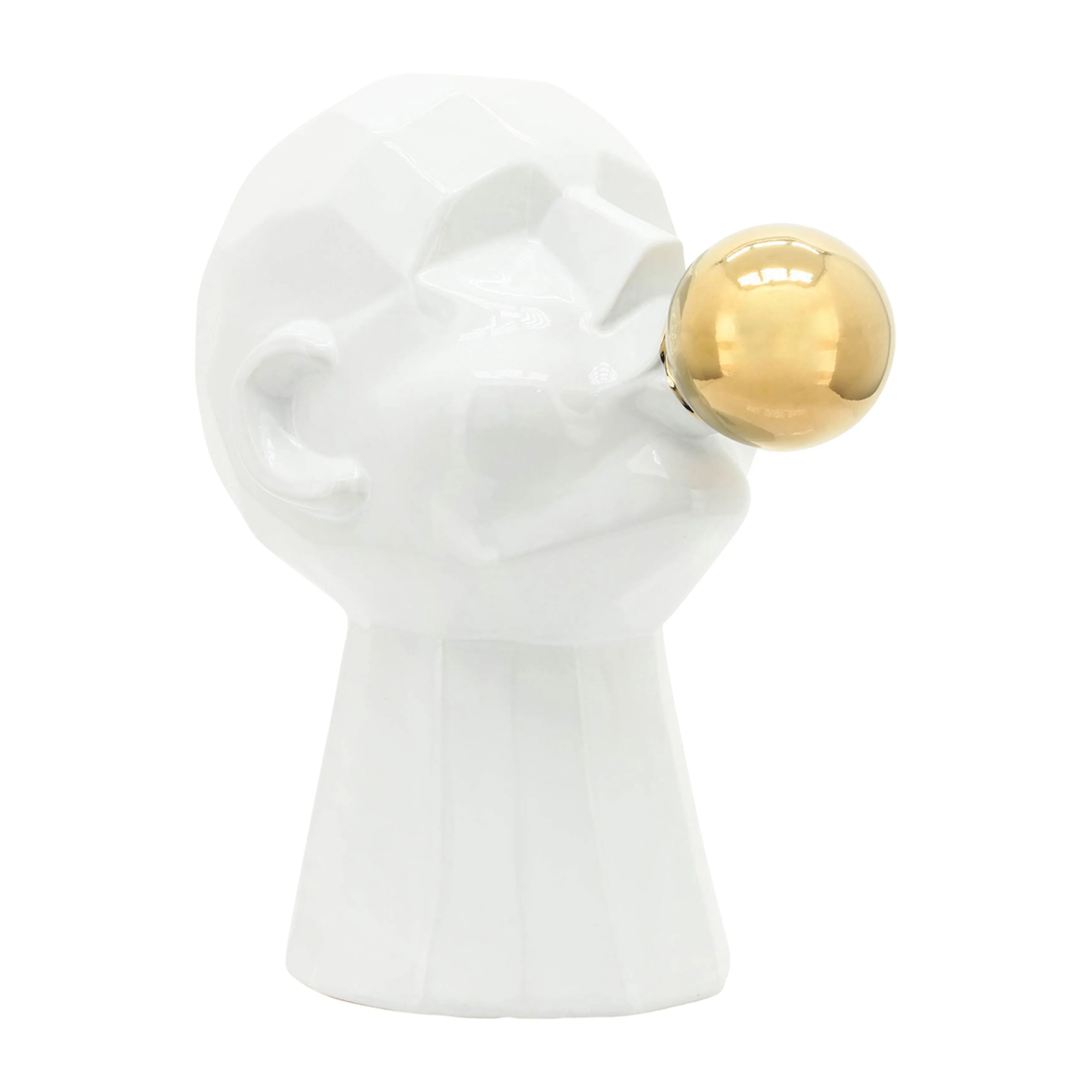 12" BUBBLE GUM MAN, WHITE