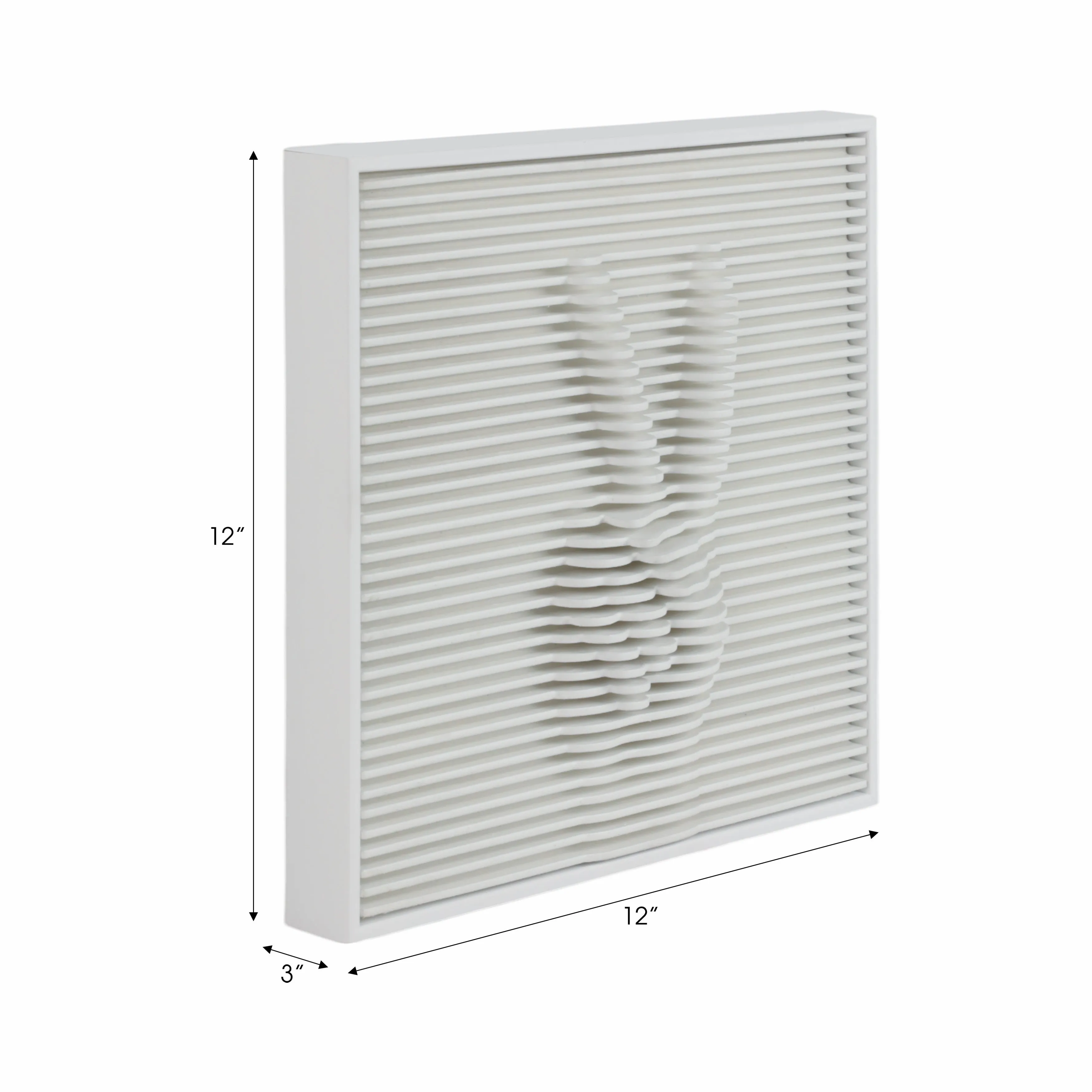 12" Ocala Peace Dimensional Wall Decor