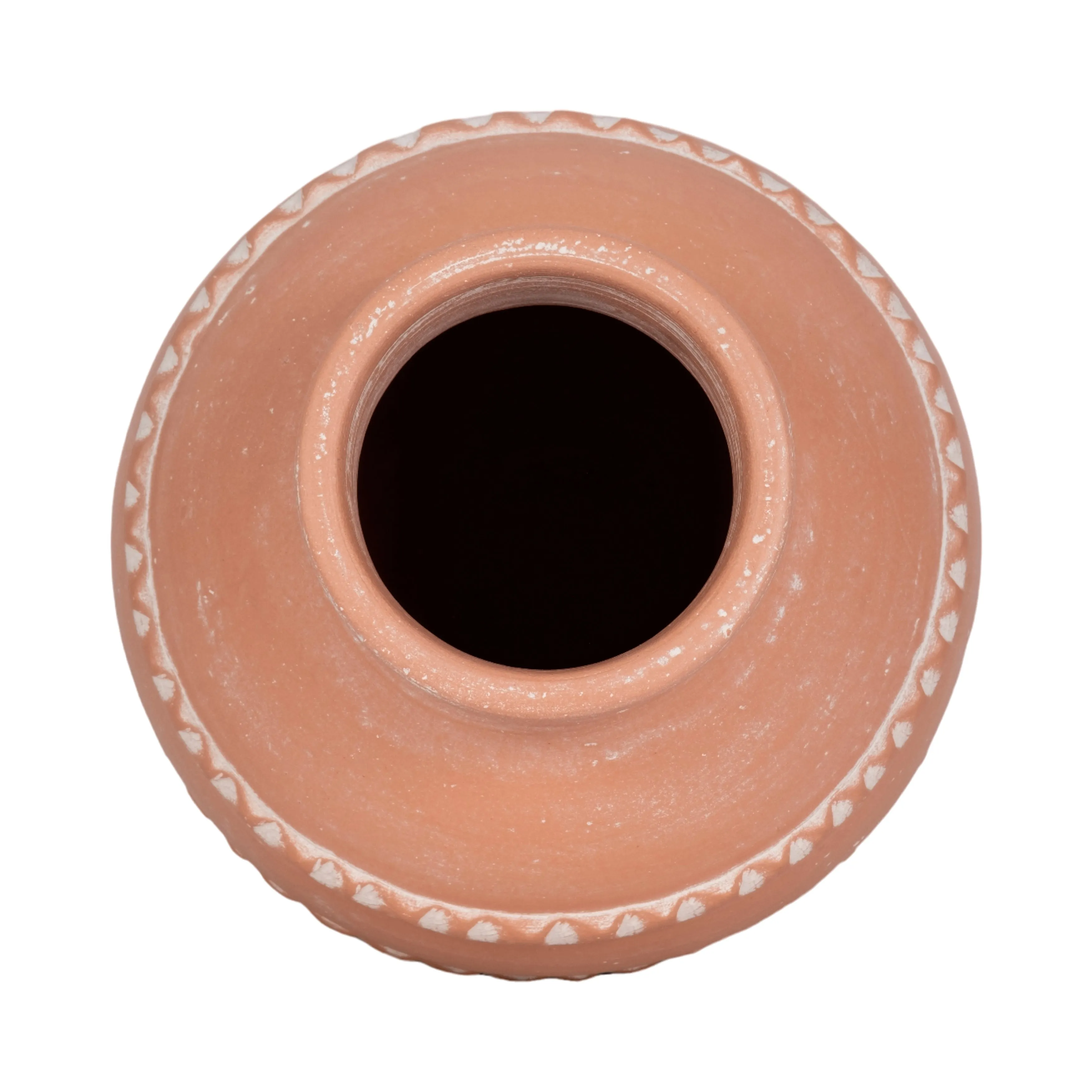 12" Traditional Terracotta Vase, Terracotta