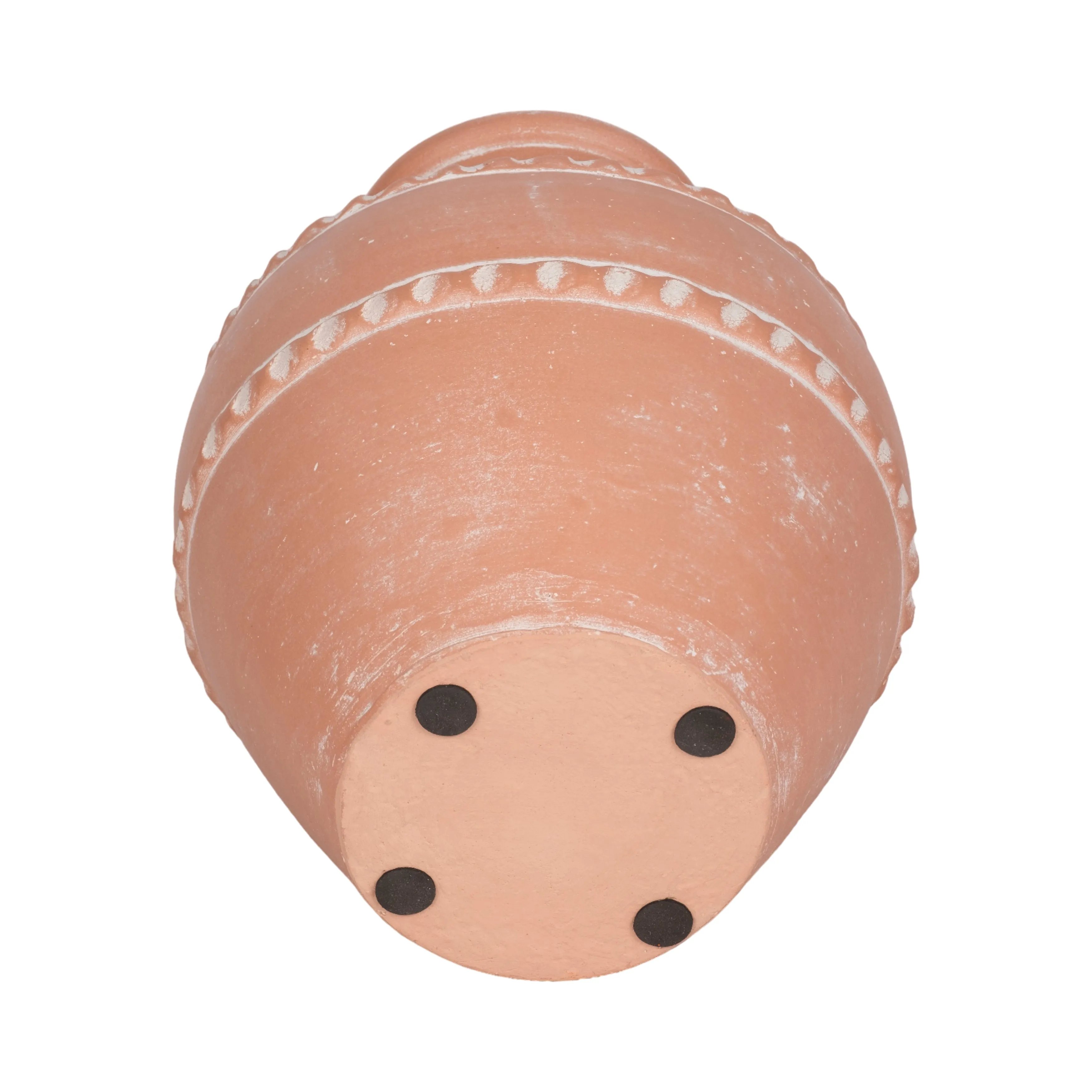 12" Traditional Terracotta Vase, Terracotta