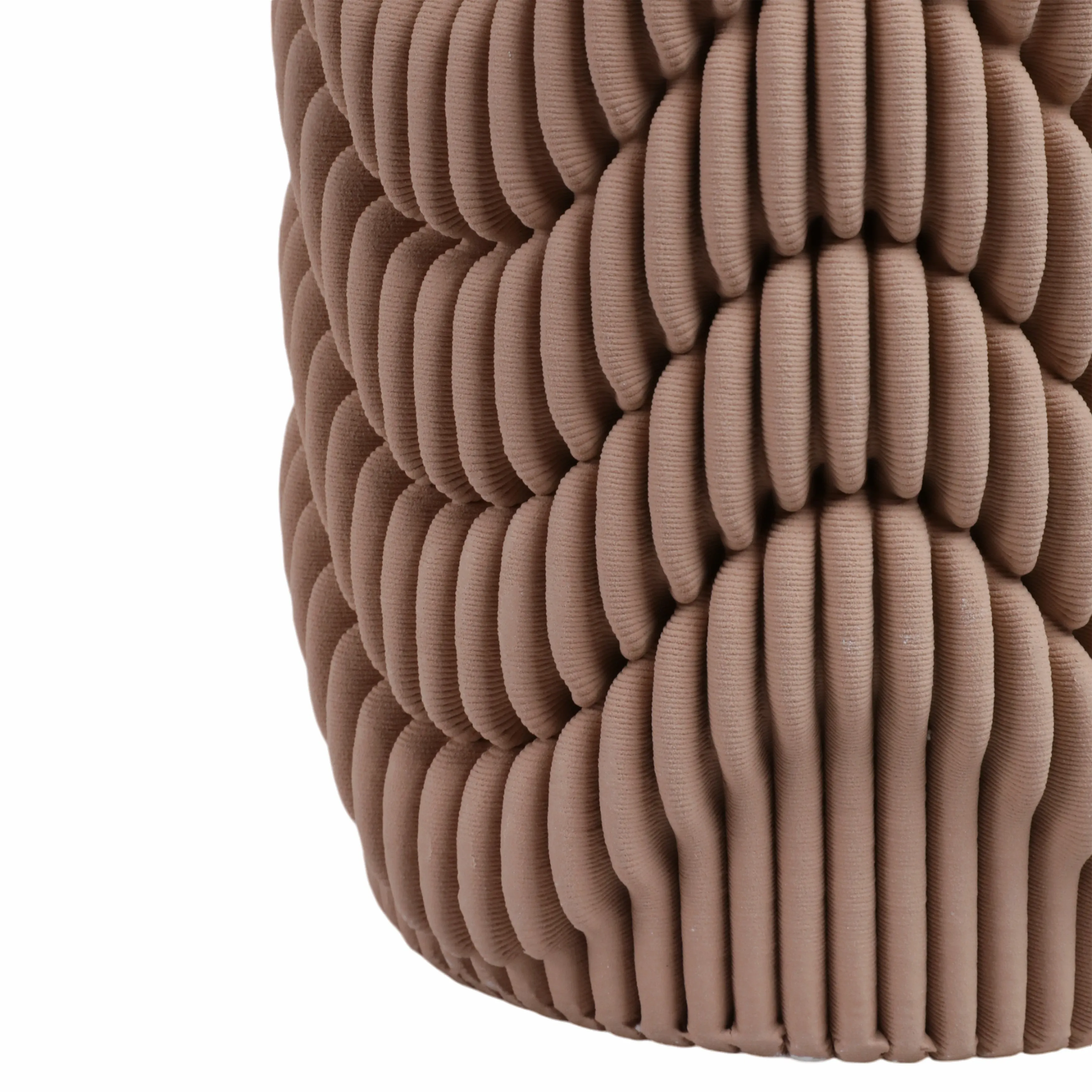 12"ethos Small 3d Printed Porcelain Vase