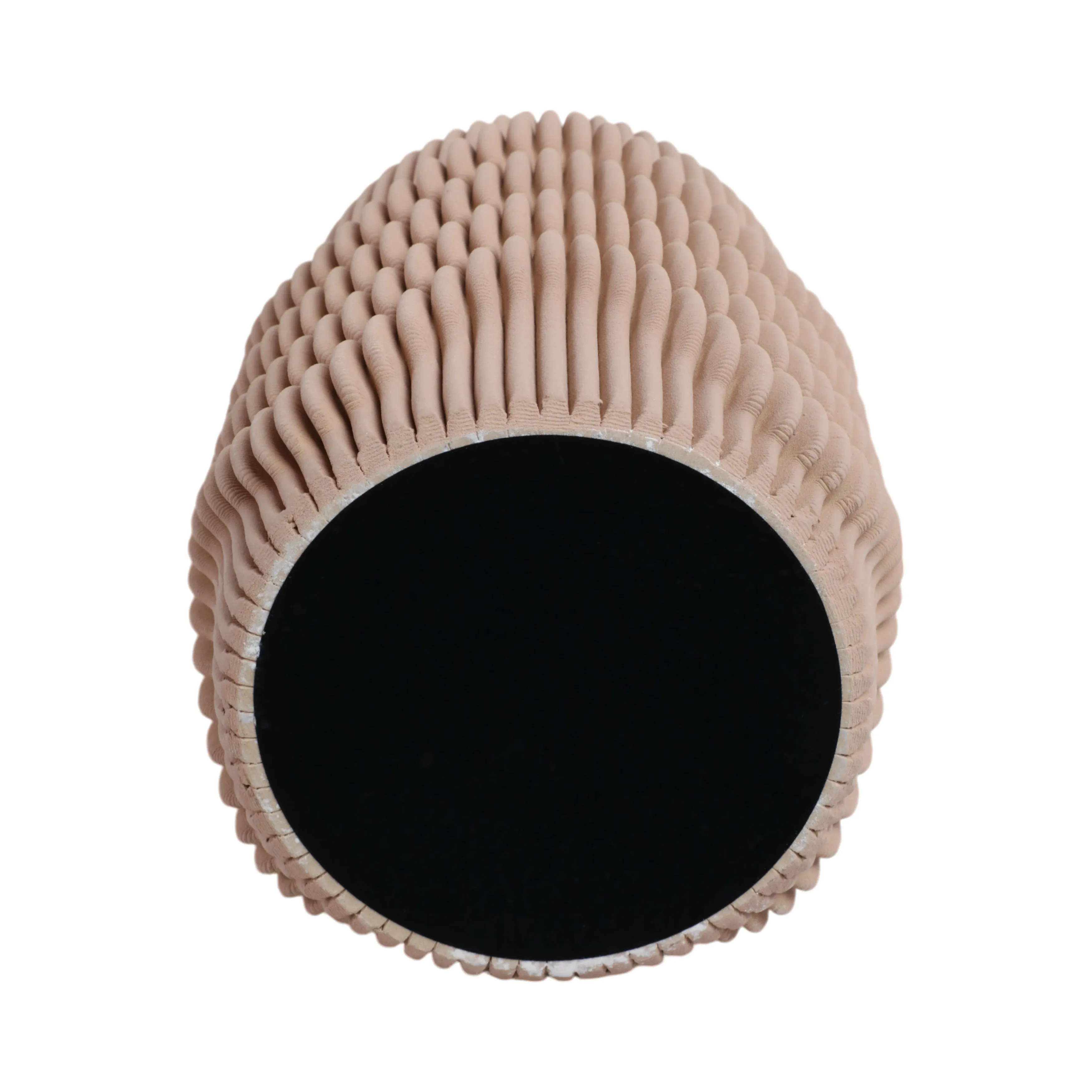 12"ethos Small 3d Printed Porcelain Vase