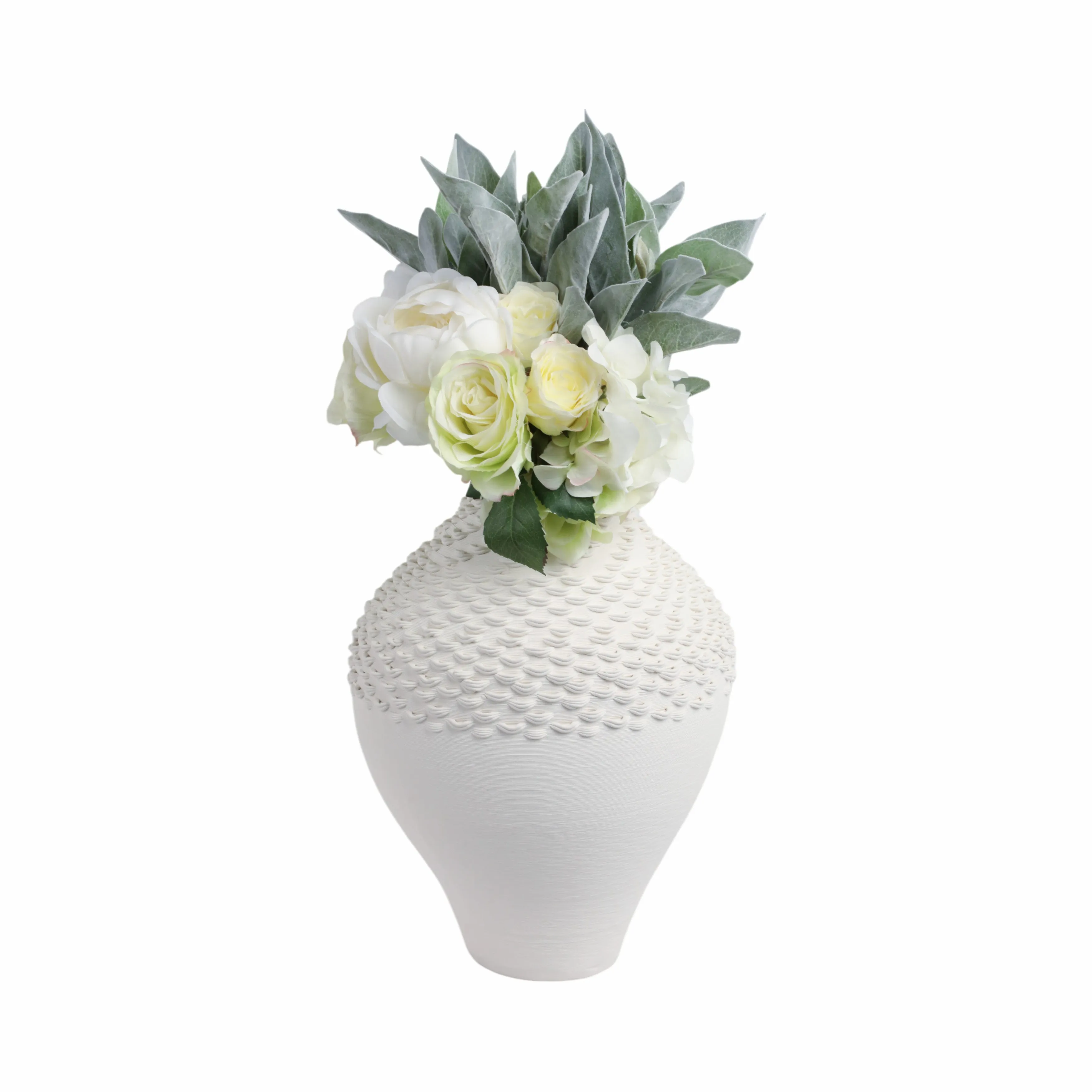 13" Arroyo Lrg Oversized 3d Prntd Porcelain Vase