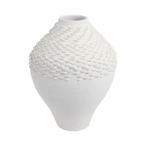 13" Arroyo Lrg Oversized 3d Prntd Porcelain Vase