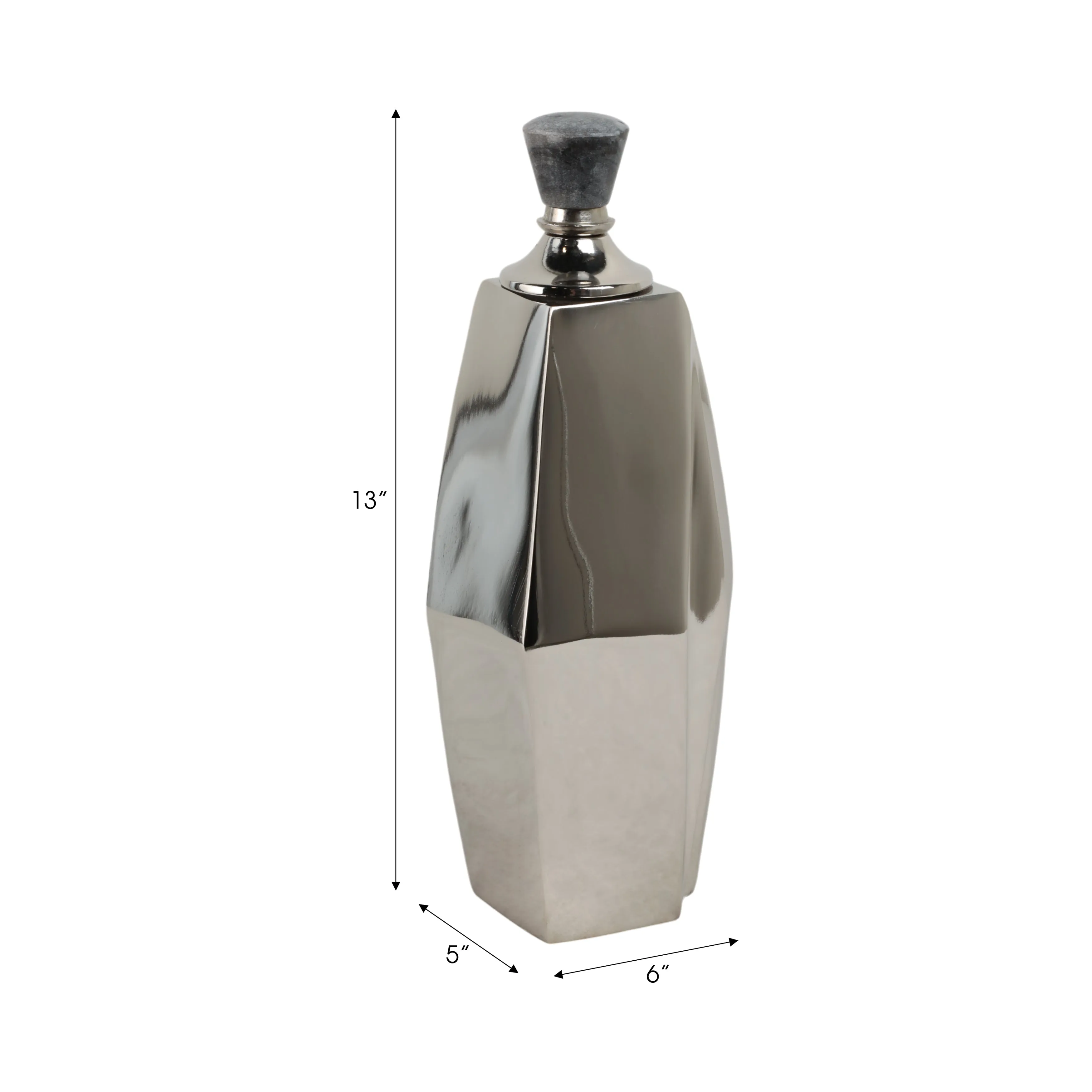 13" Beloit Small Silver Bottle