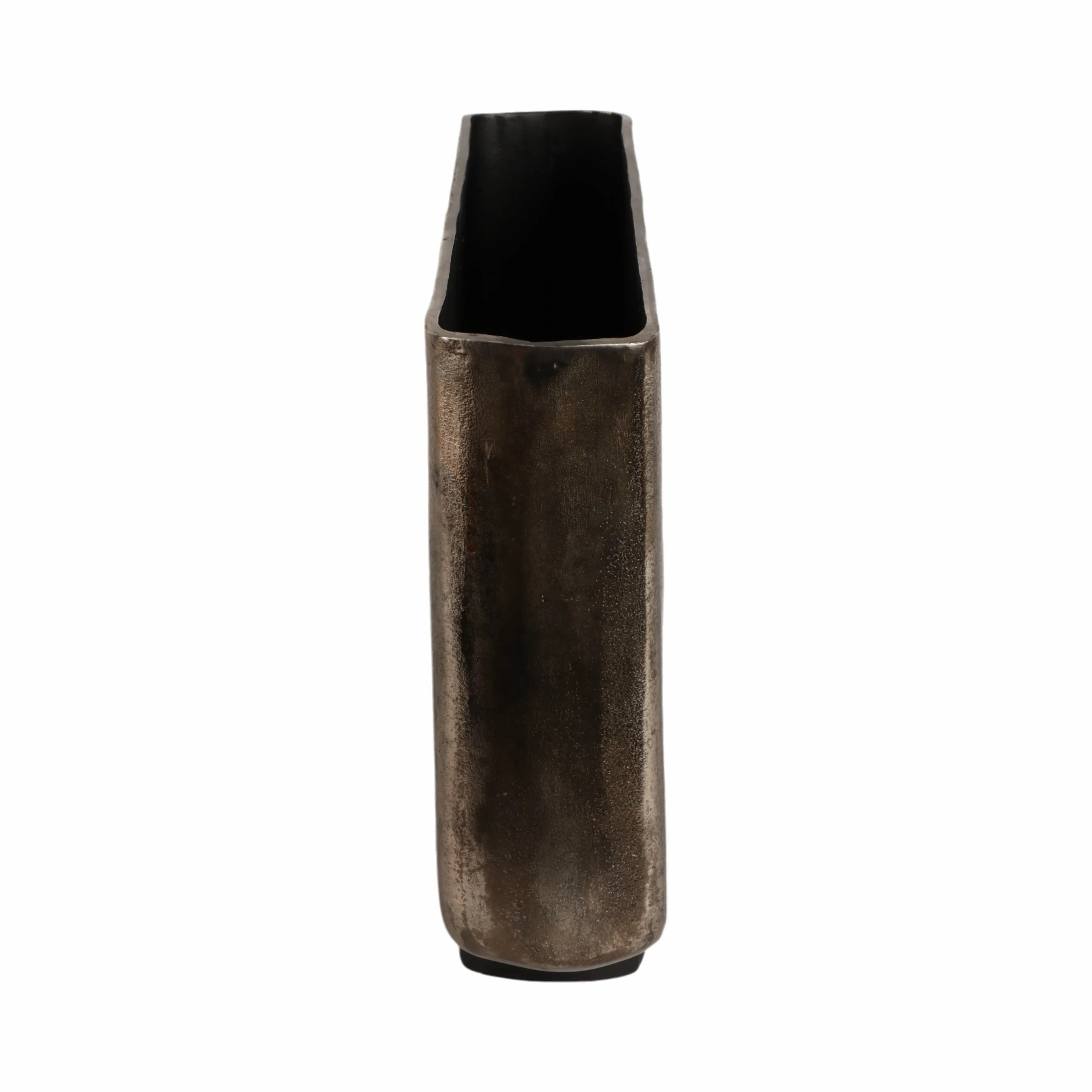 13" Parsa Small Metal Vase, Bronze
