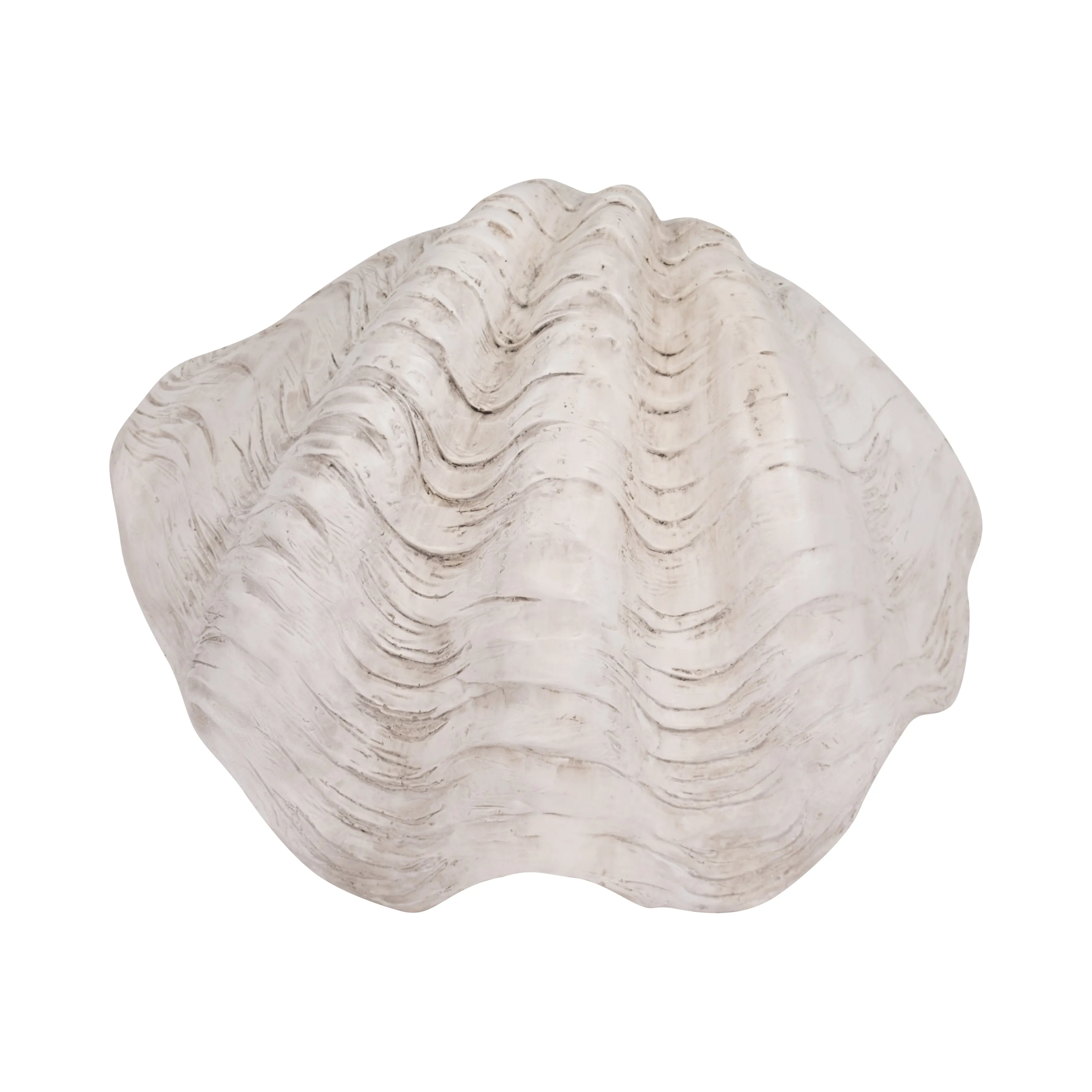13" Pearlized Shell Bowl, Ivory