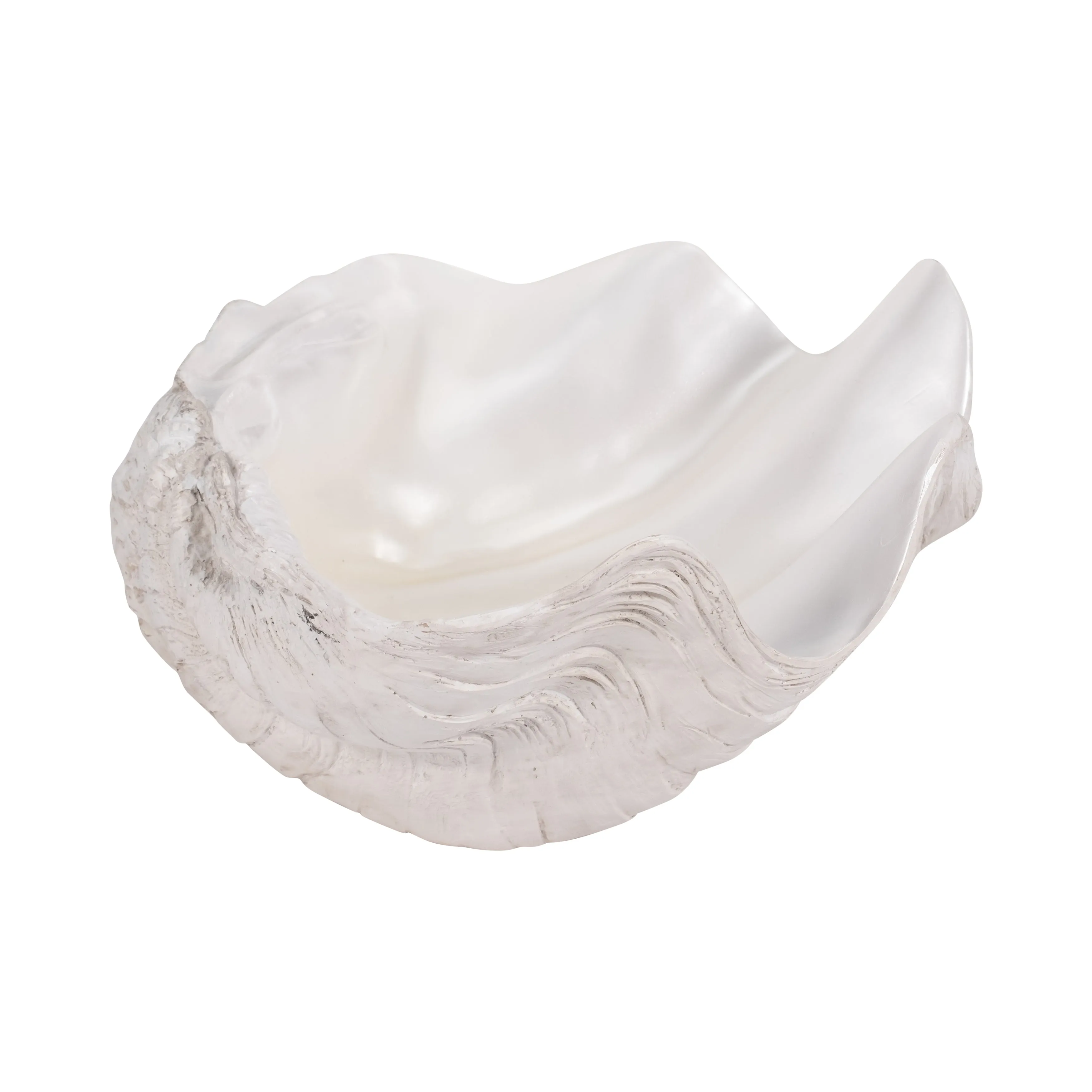 13" Pearlized Shell Bowl, Ivory