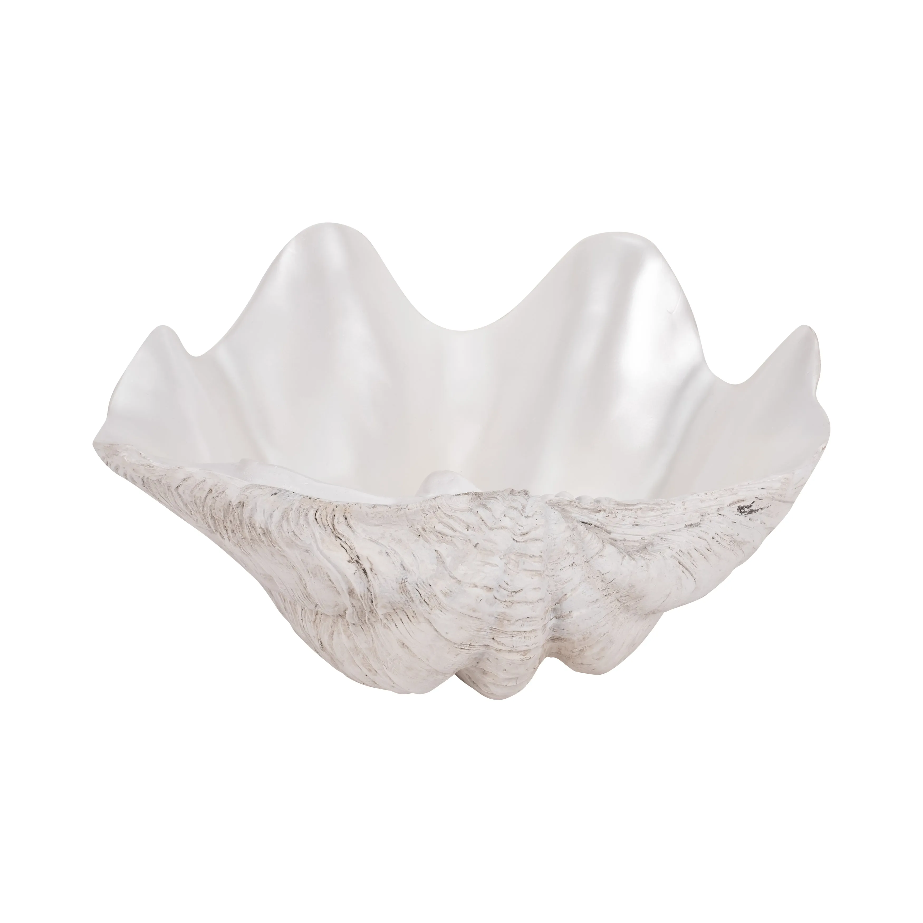 13" Pearlized Shell Bowl, Ivory