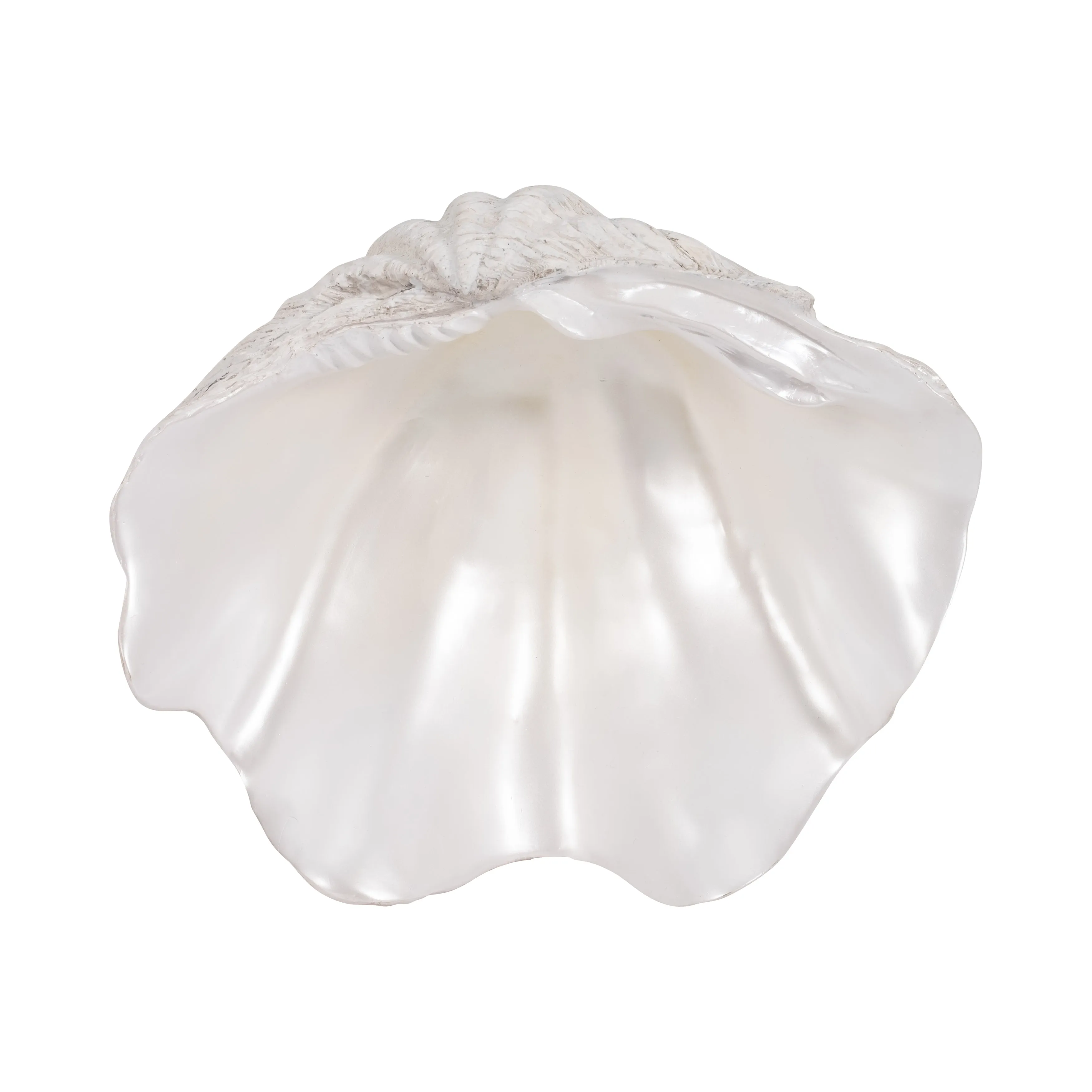 13" Pearlized Shell Bowl, Ivory