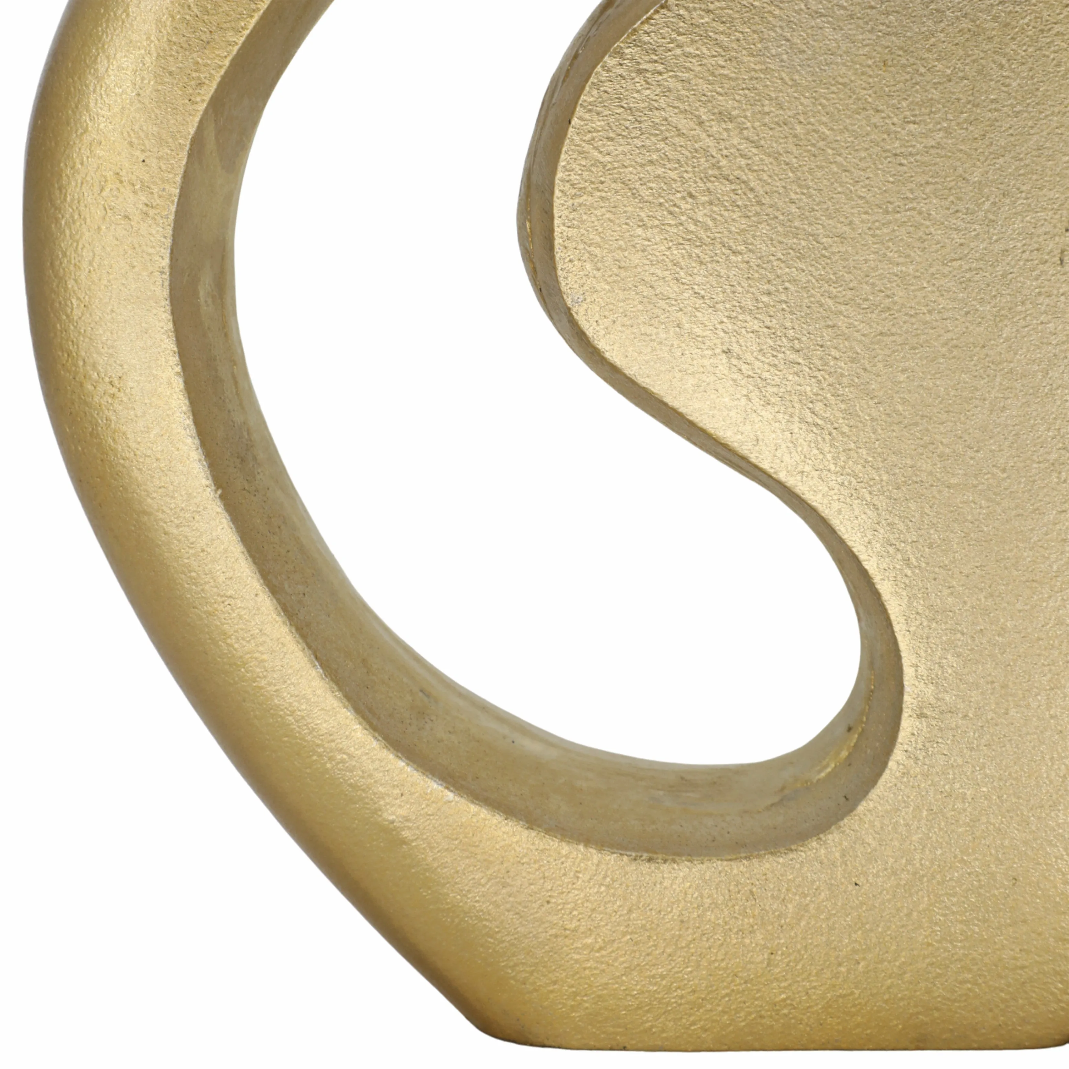 14" Adair Champagne Metal Vase