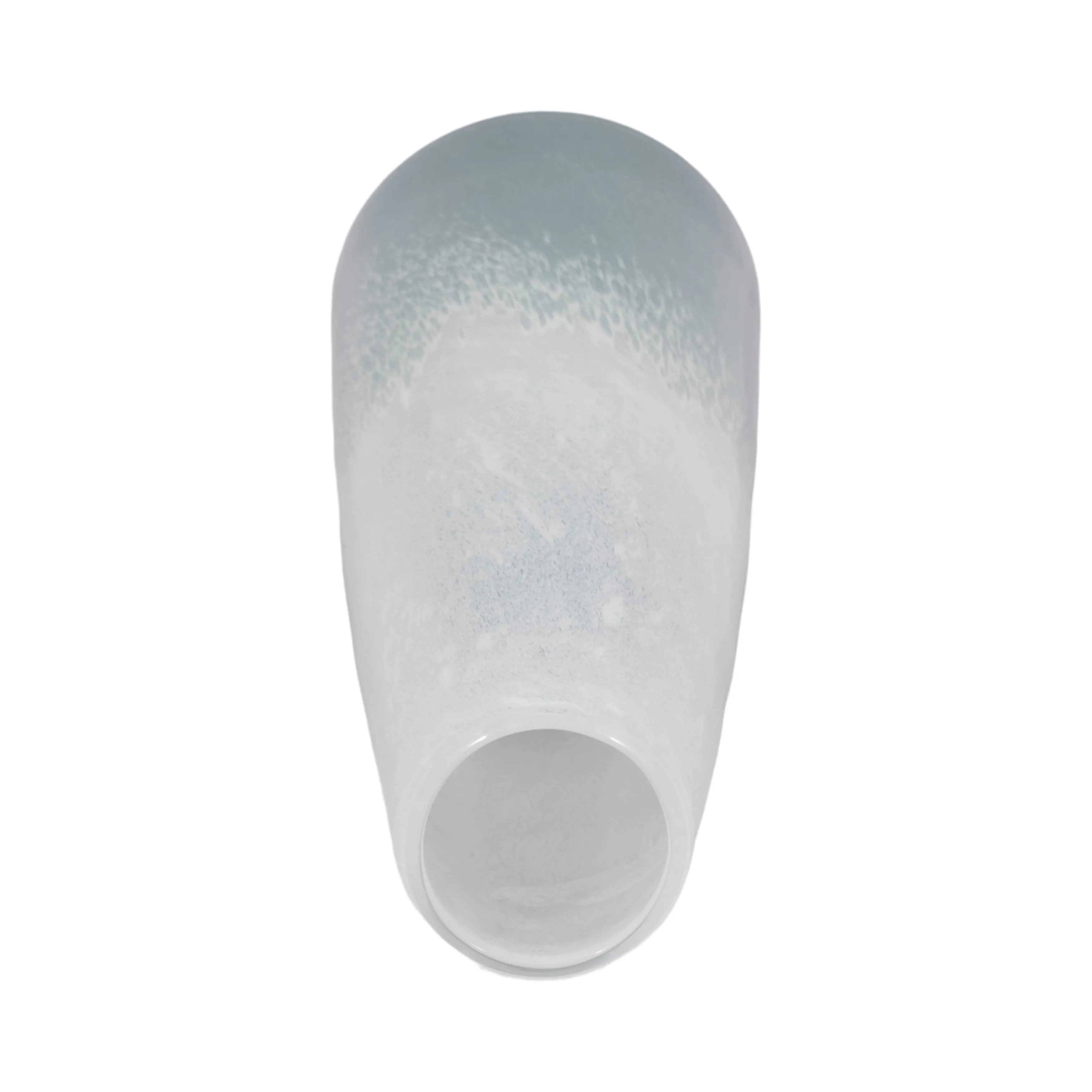 15" Light Blue Waters Vase, Blue/white