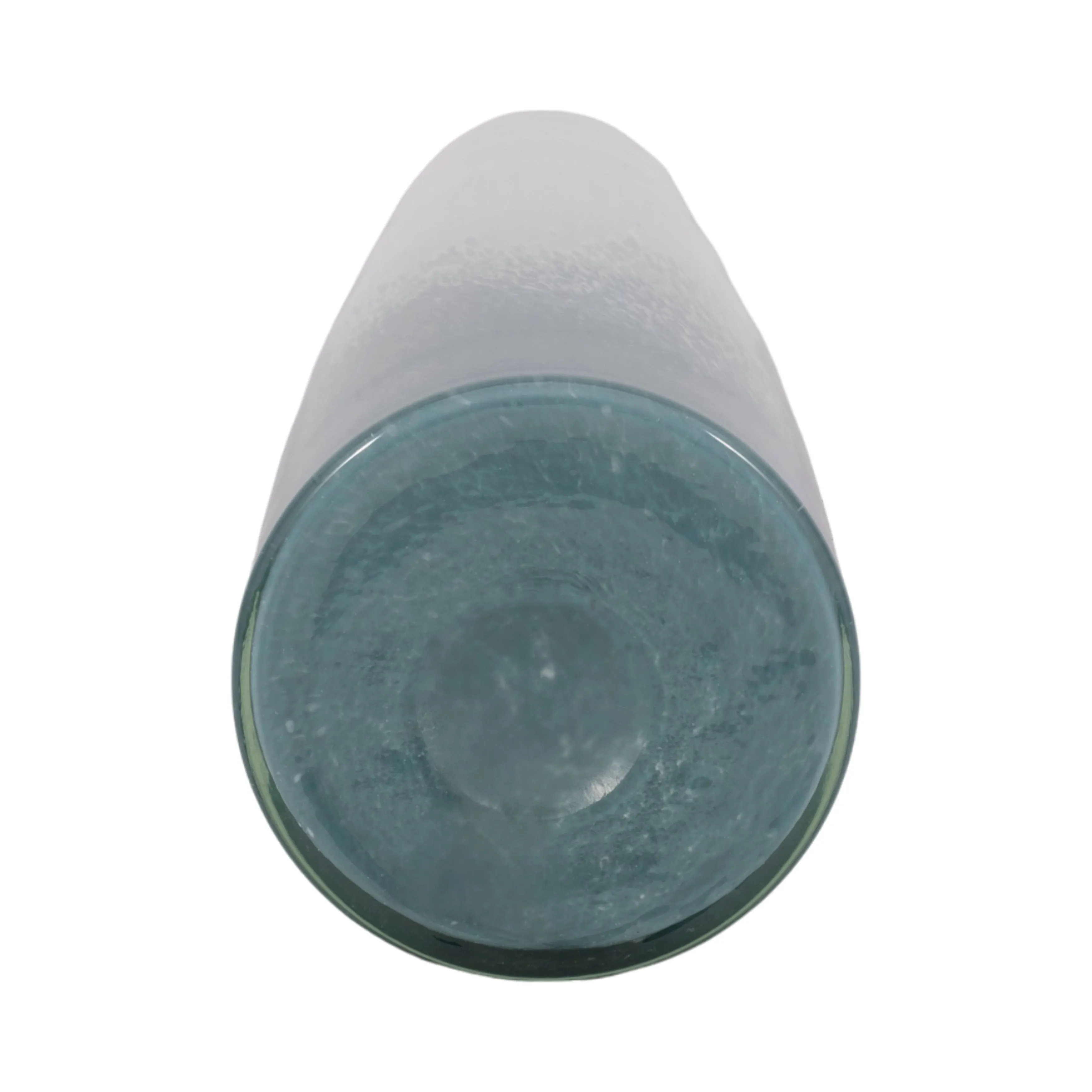 15" Light Blue Waters Vase, Blue/white