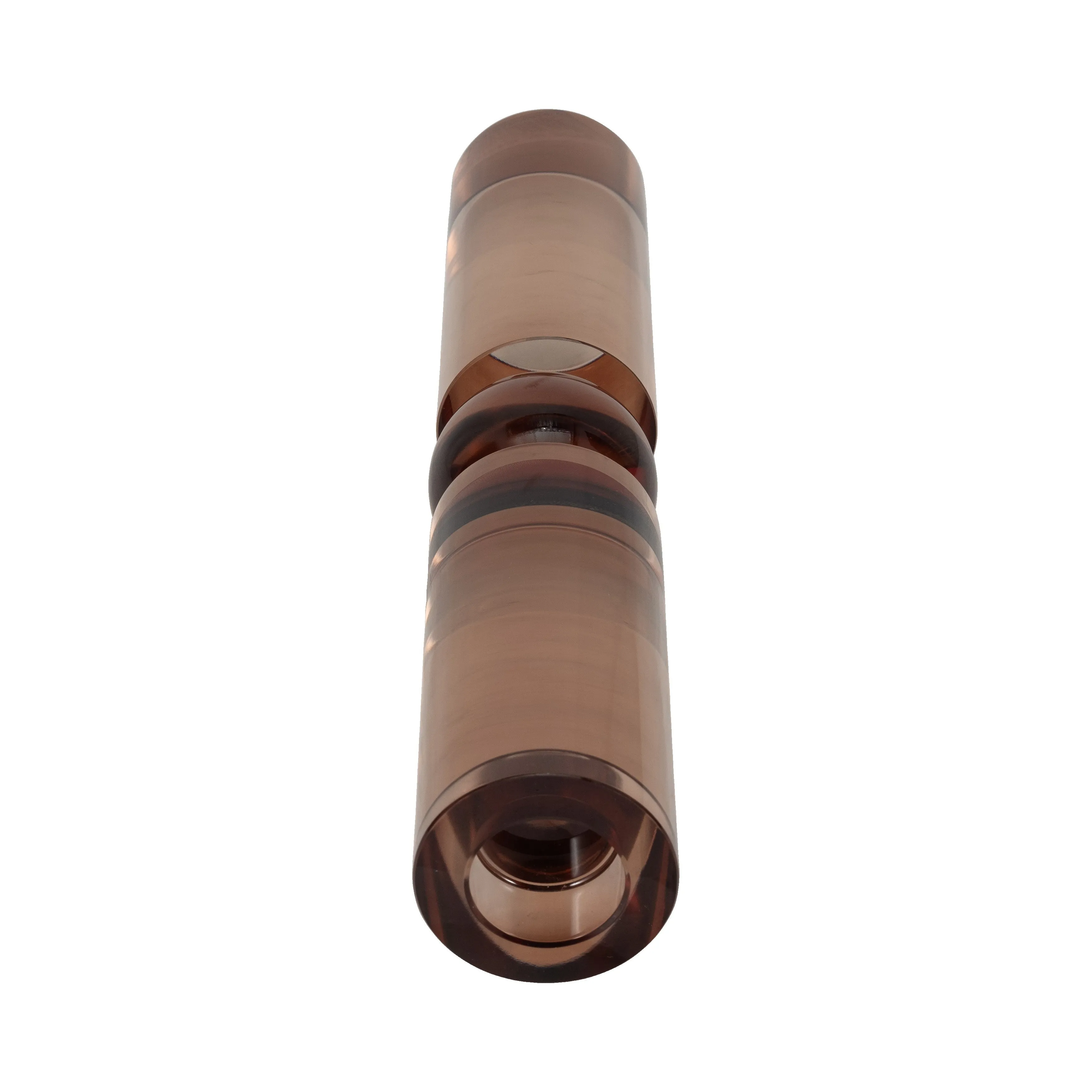 15" MARLA SMALL BRONZE CRYSTAL CANDLESTICK