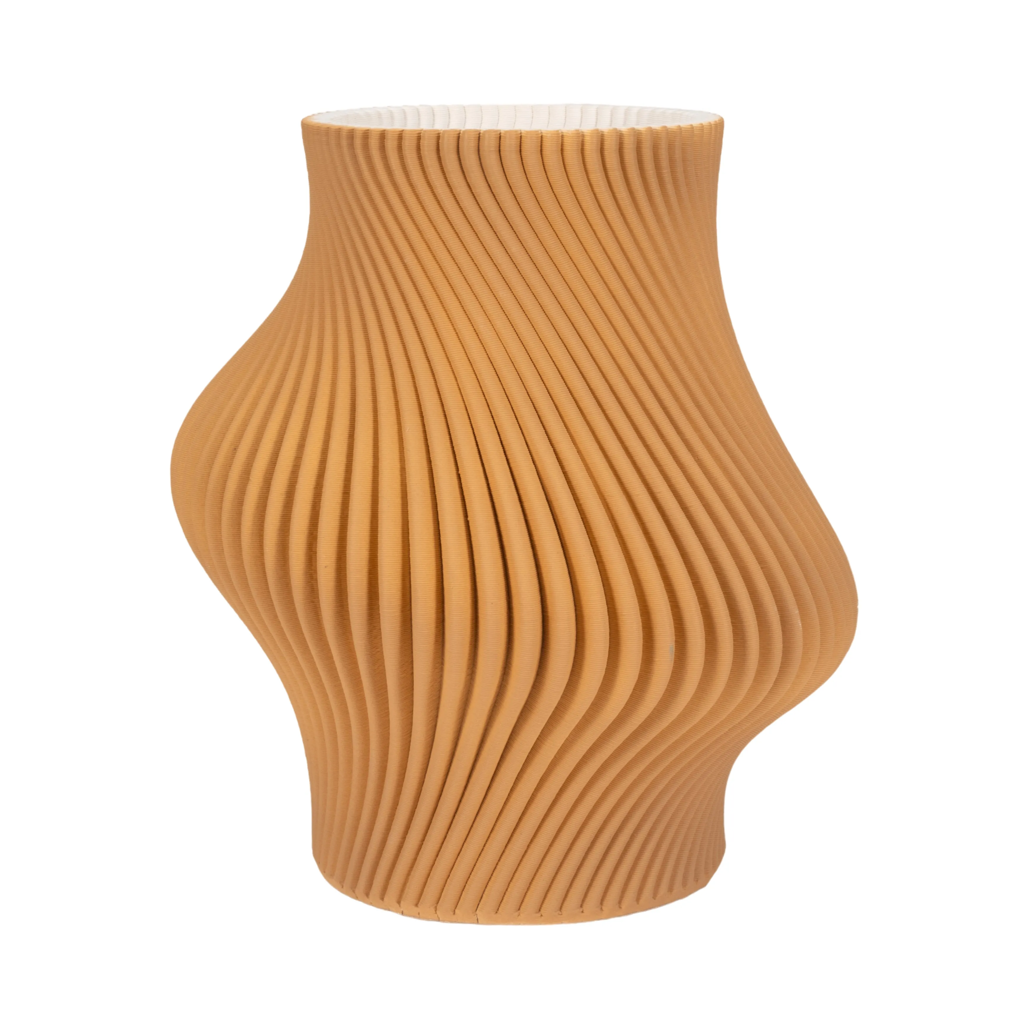 15" SEYMOUR 3D PRINTED VASE, APPLE CINNAMON