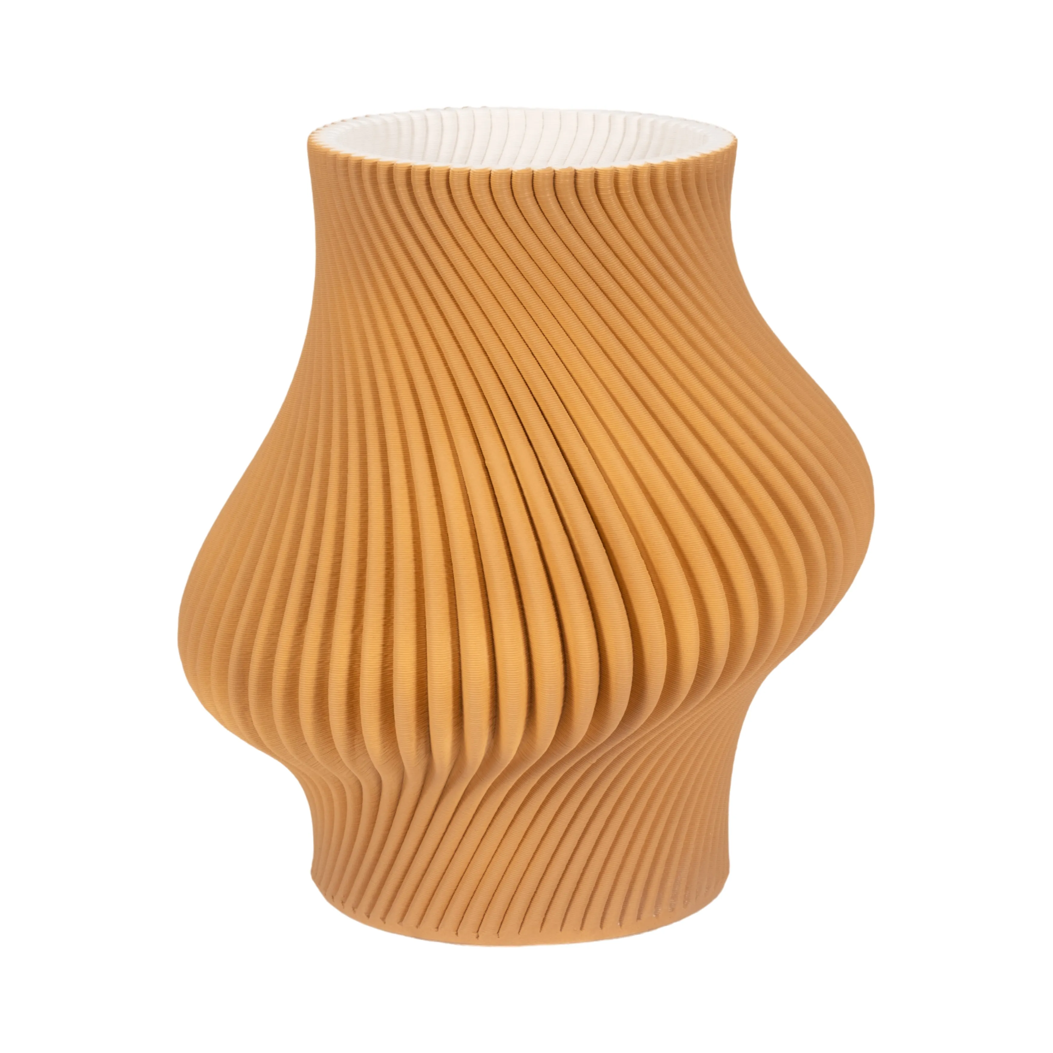 15" SEYMOUR 3D PRINTED VASE, APPLE CINNAMON