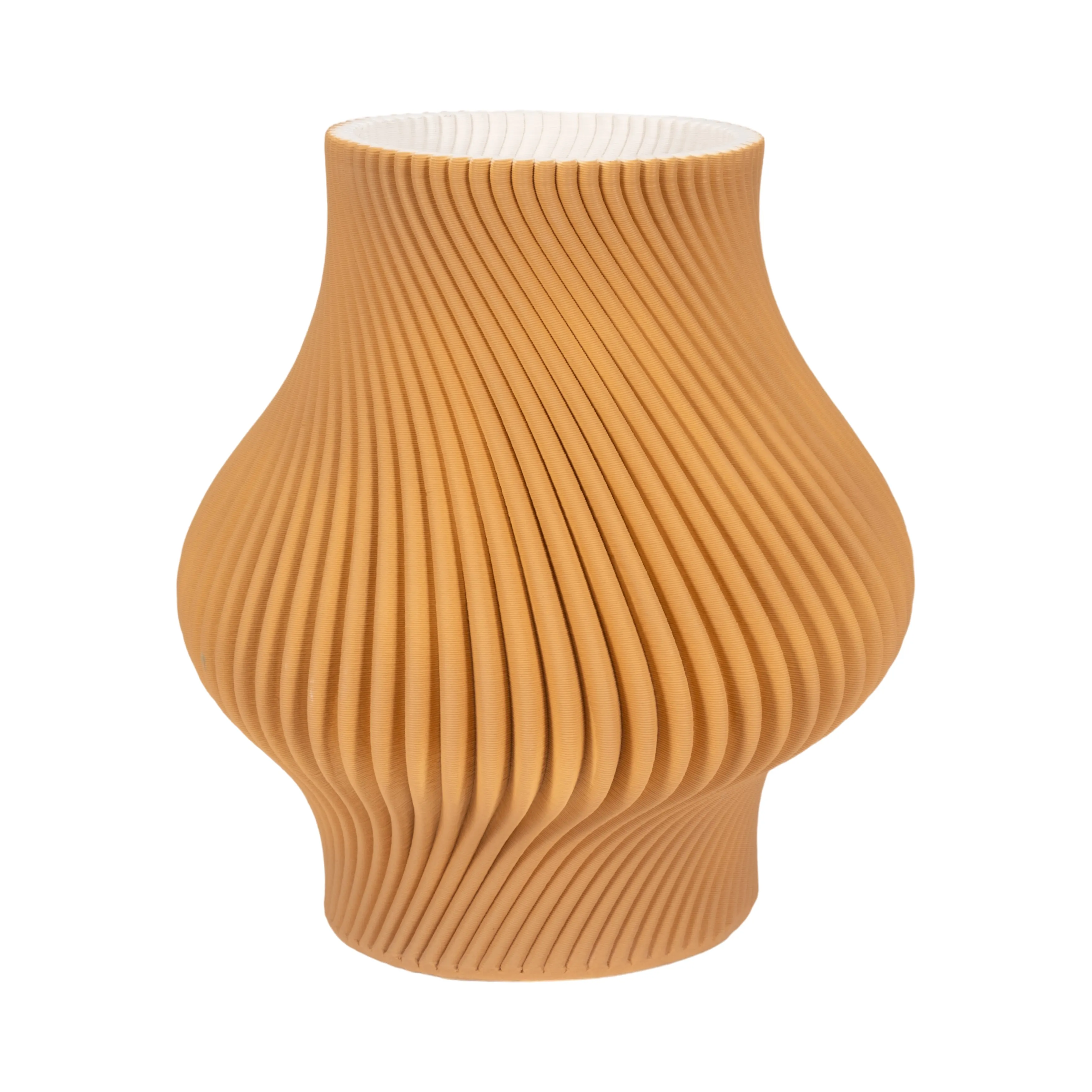 15" SEYMOUR 3D PRINTED VASE, APPLE CINNAMON