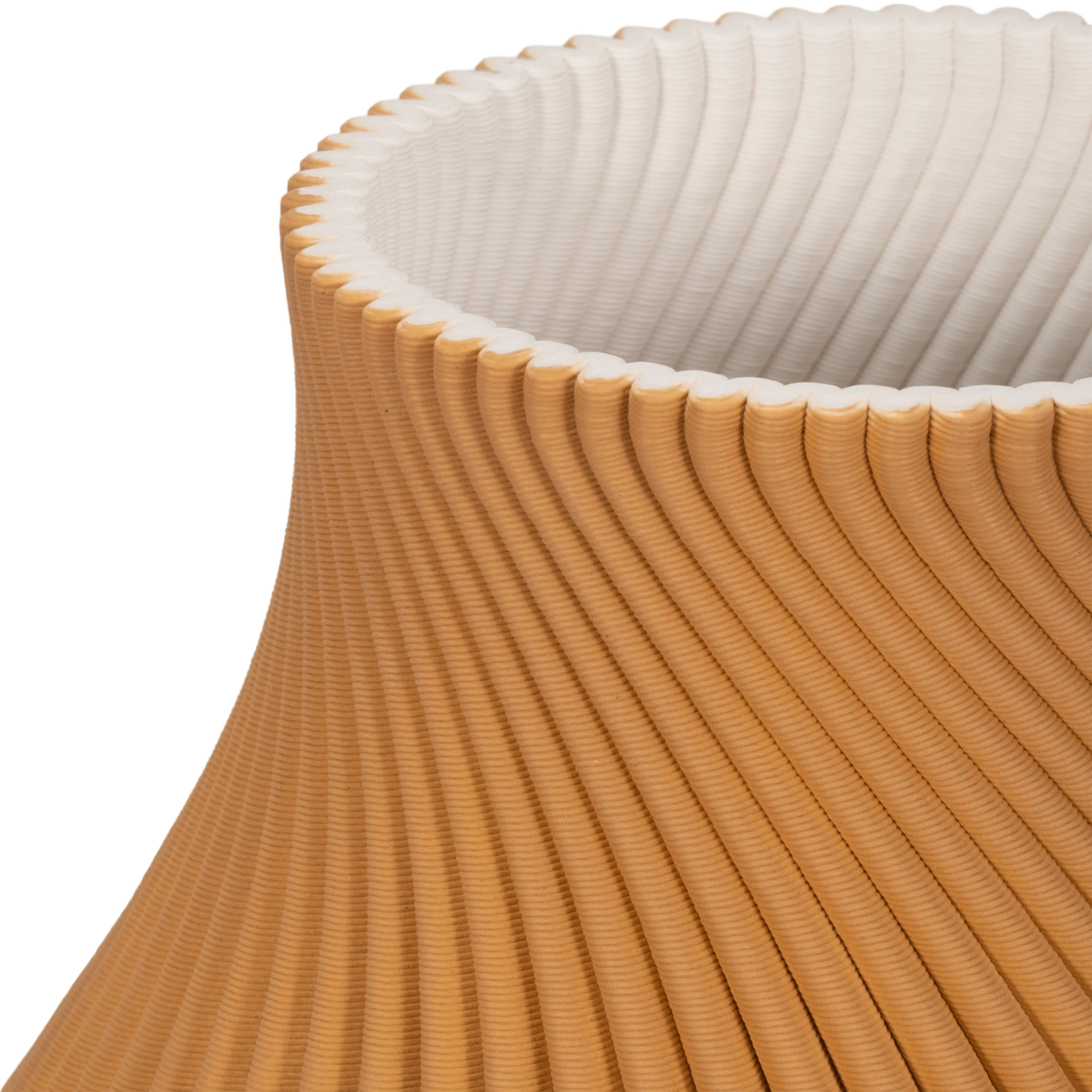 15" SEYMOUR 3D PRINTED VASE, APPLE CINNAMON