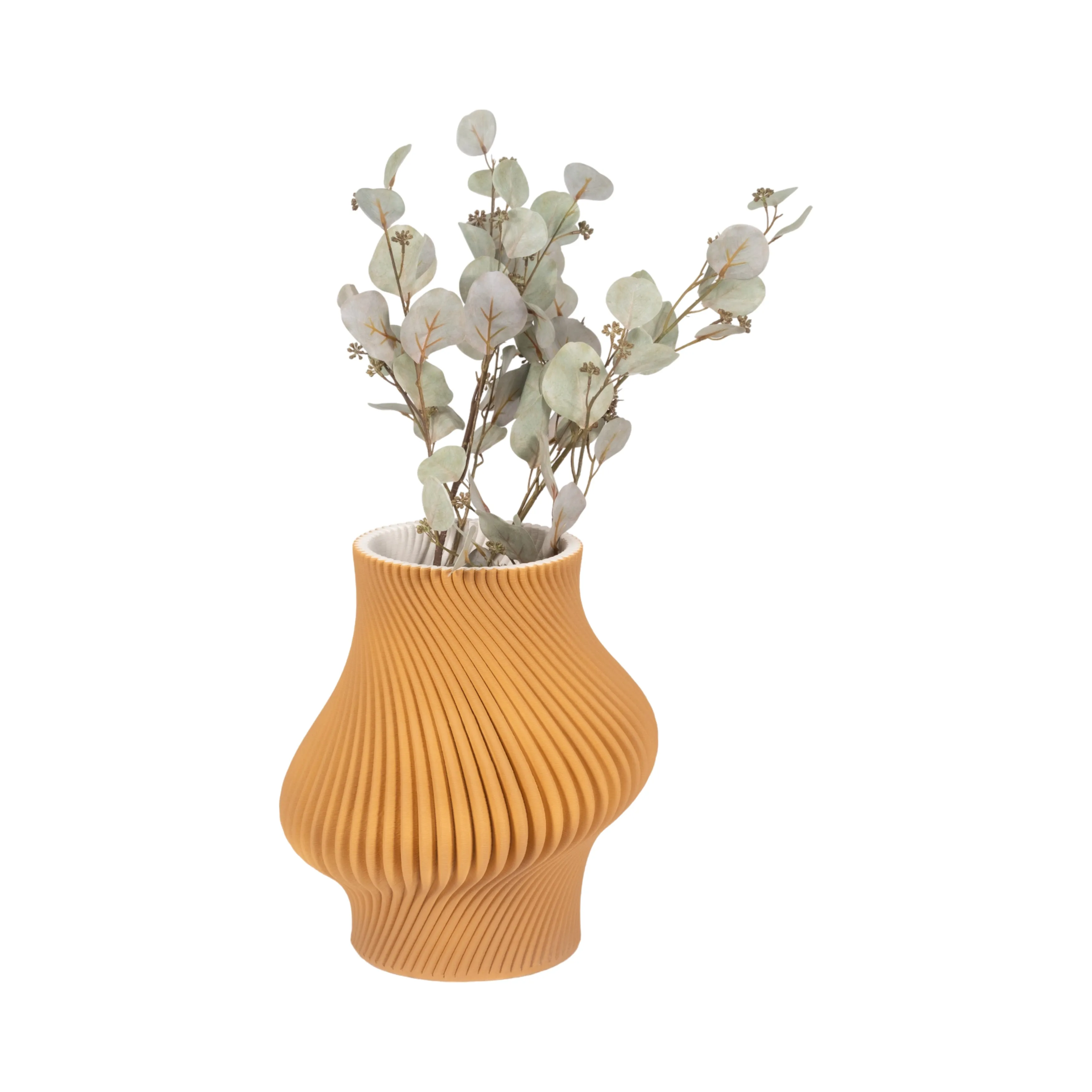 15" SEYMOUR 3D PRINTED VASE, APPLE CINNAMON