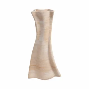 15"norissa Large 3d Printed Porcelain Vase, Multi