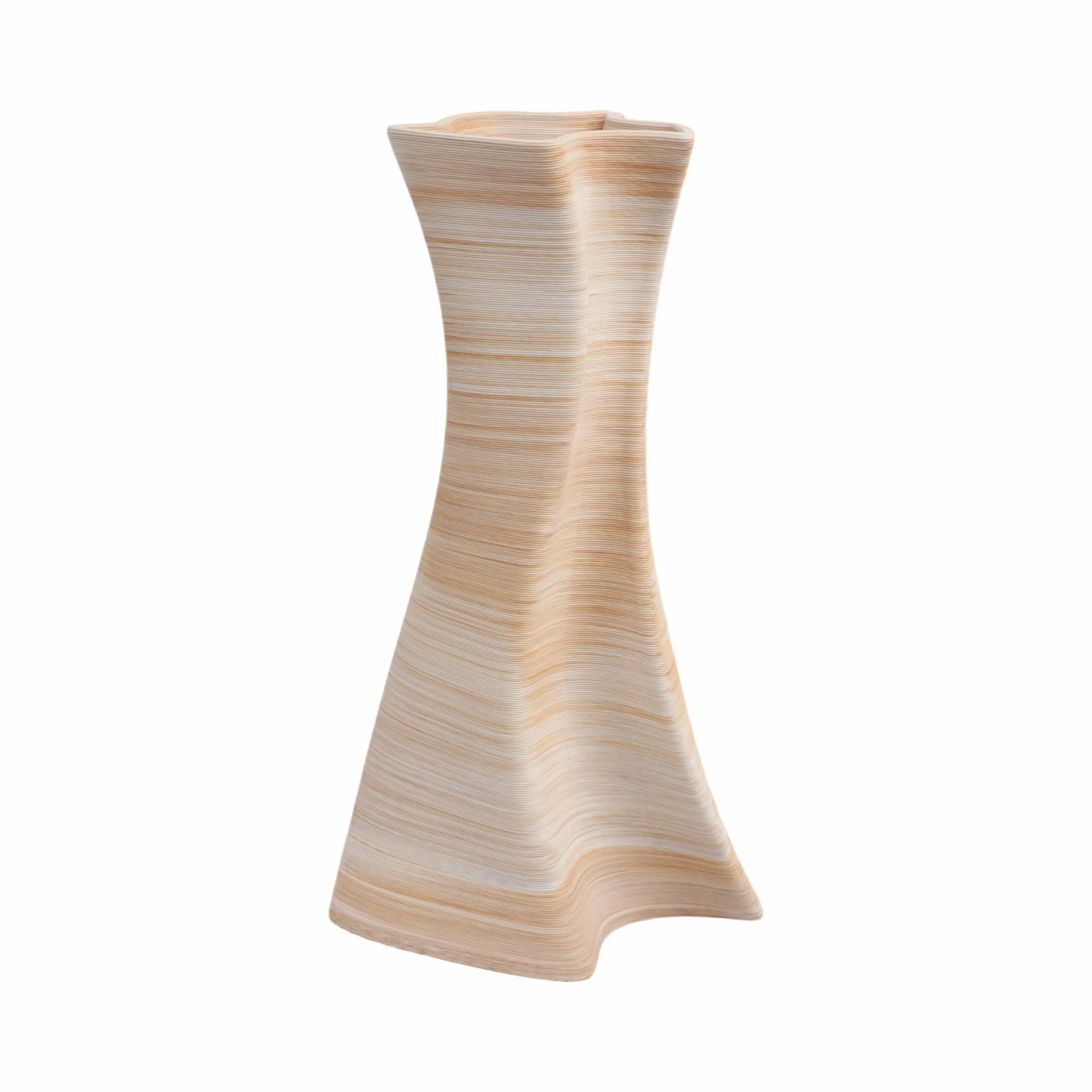 15"norissa Large 3d Printed Porcelain Vase, Multi