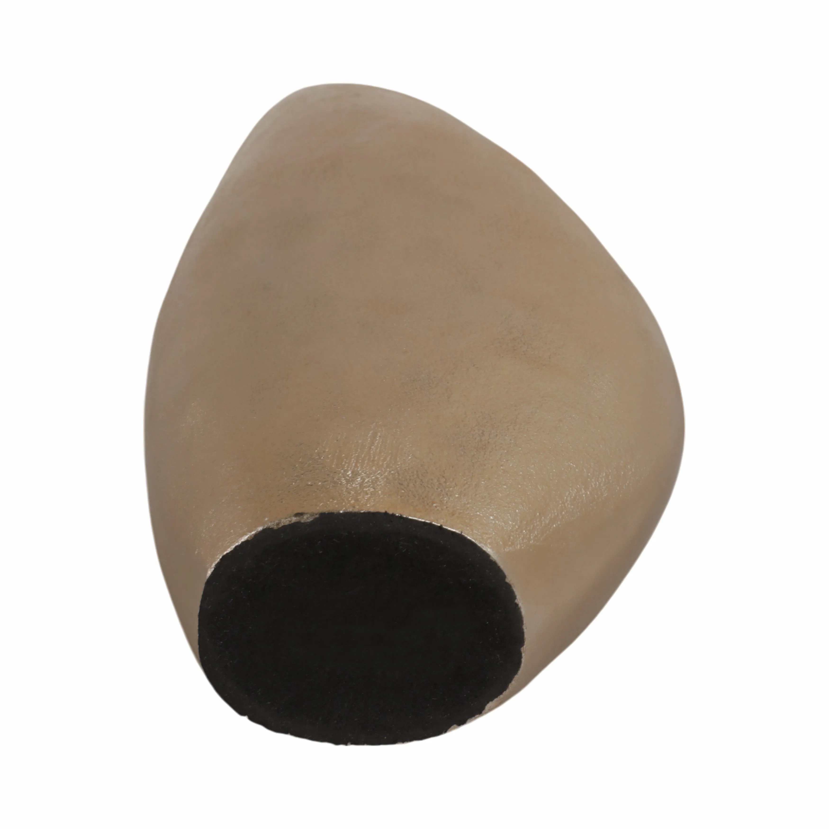 16" Cohen Champagne Shell Shaped Metal Vase