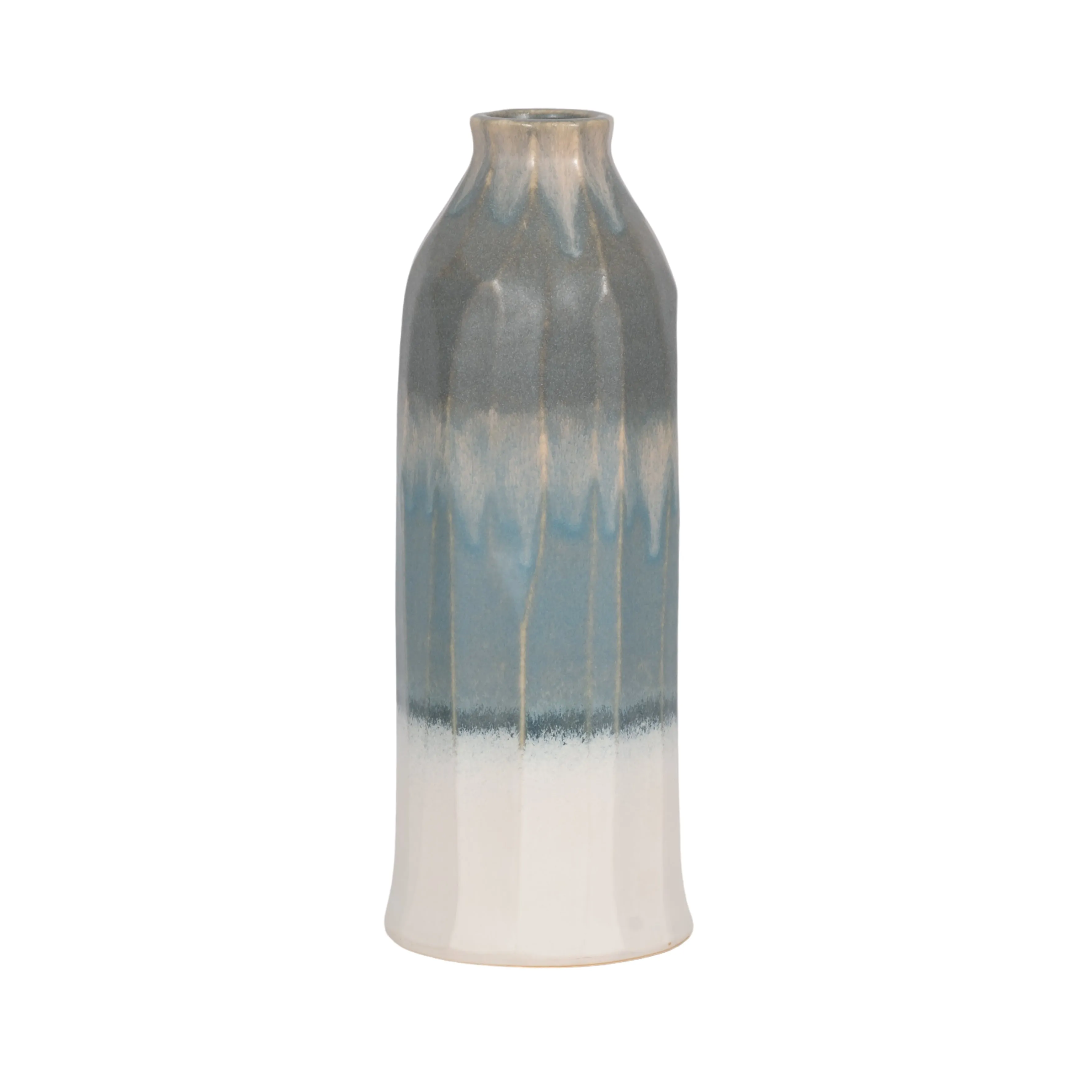 16" Estella Small Blue Vase