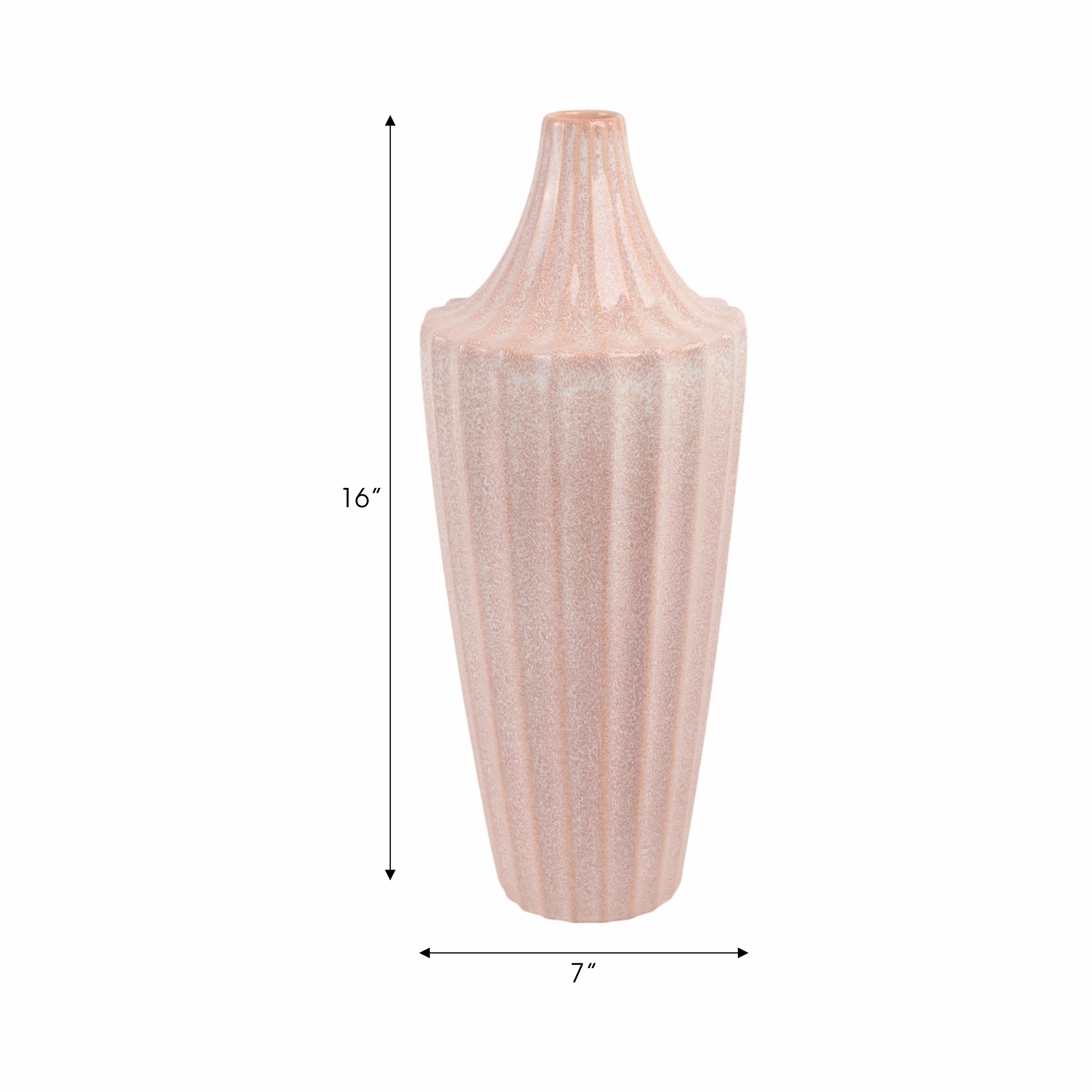 16" Evora Large Pink Portugal Vase