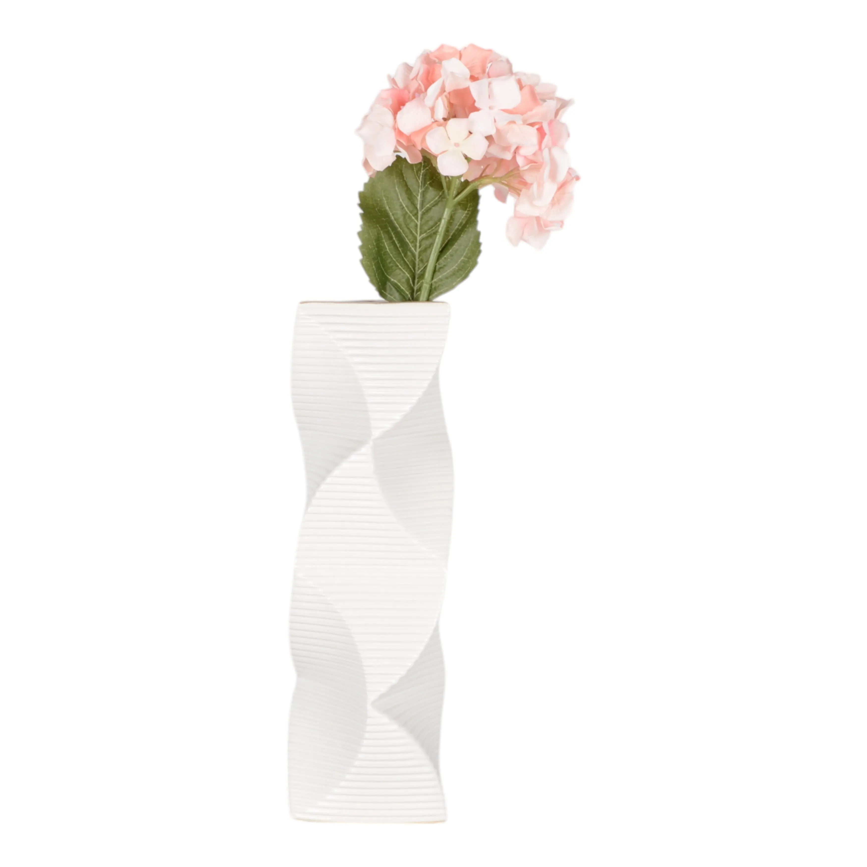 16" Salzburg Large White  Vase