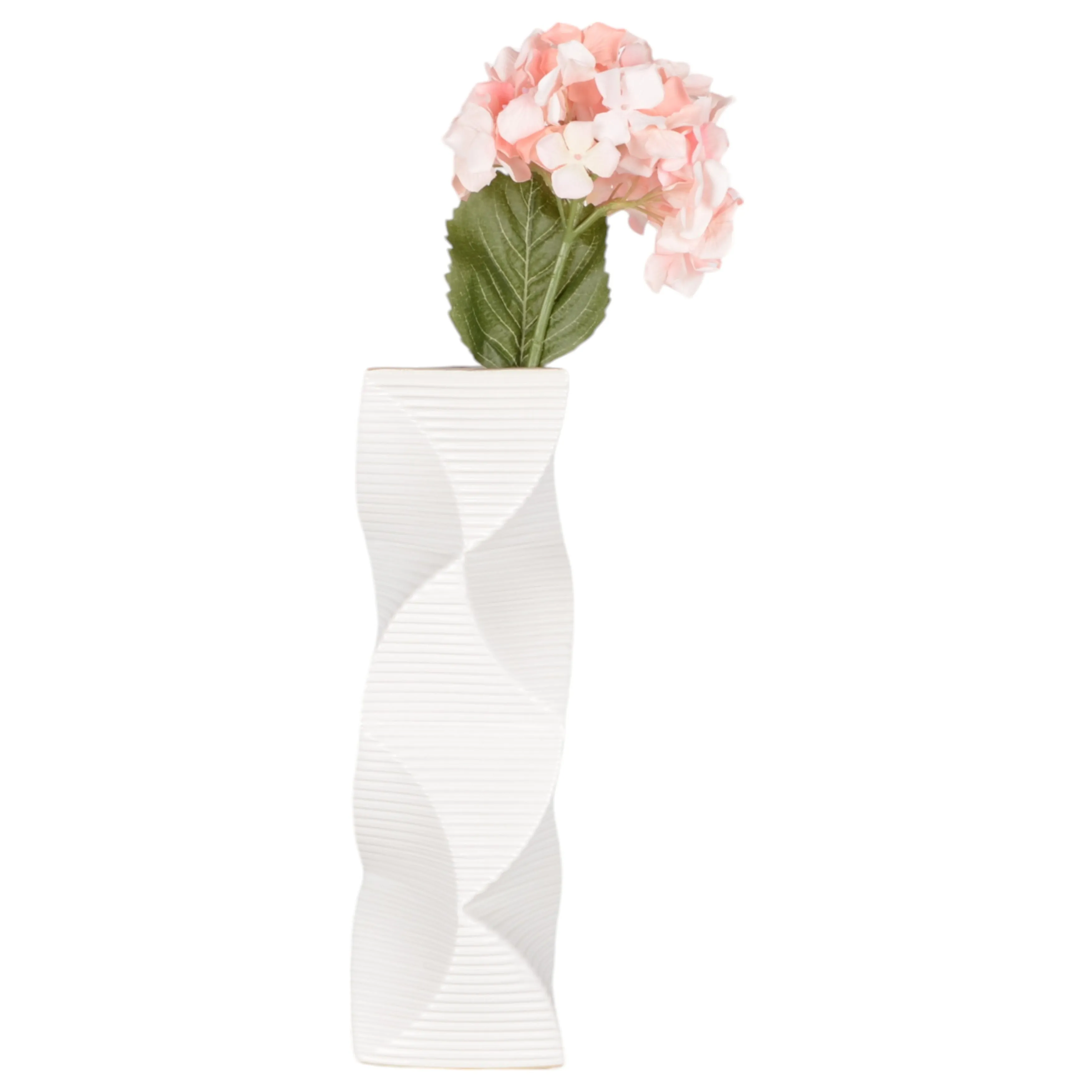 16" Salzburg Large White  Vase