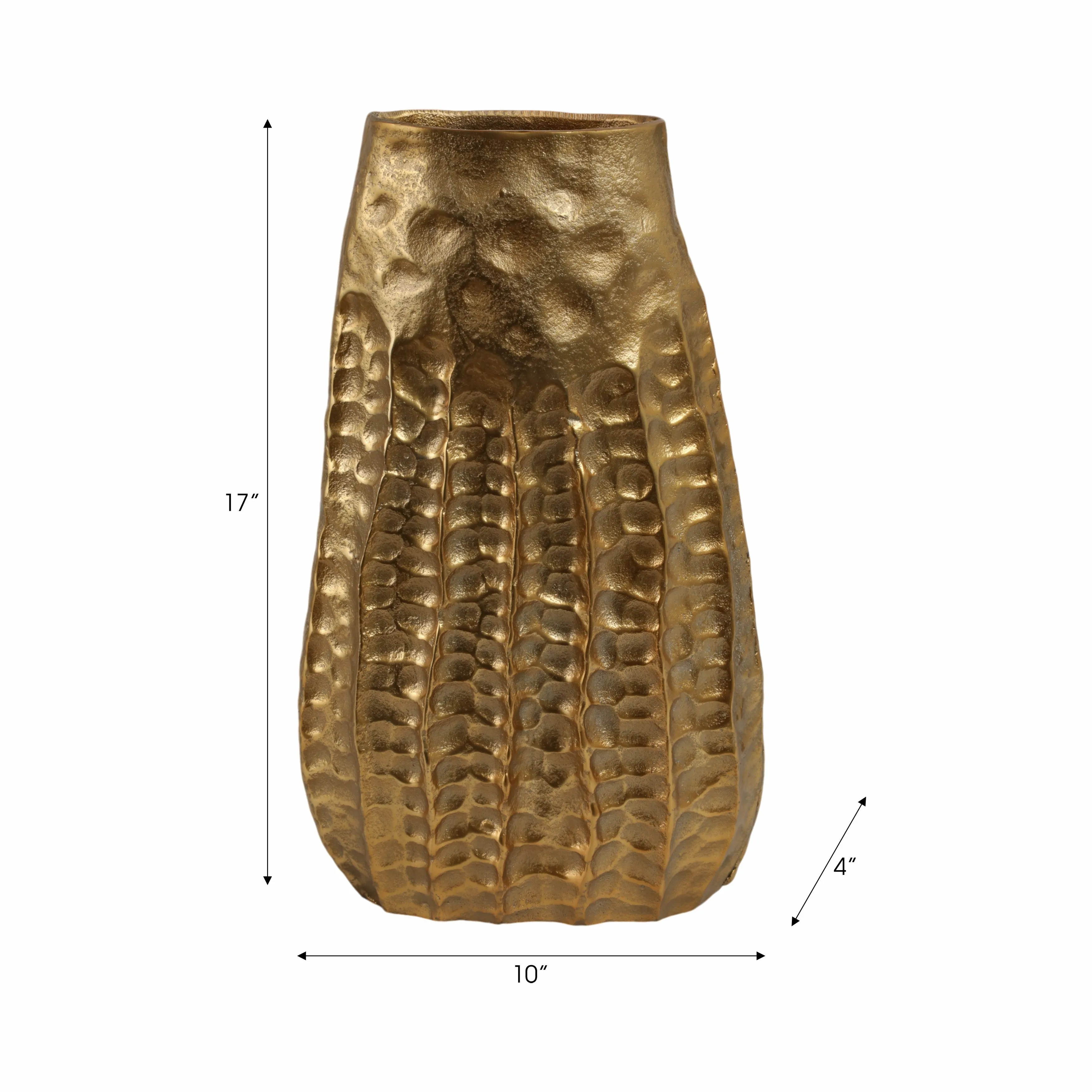 17" Caen Large Gold Vase