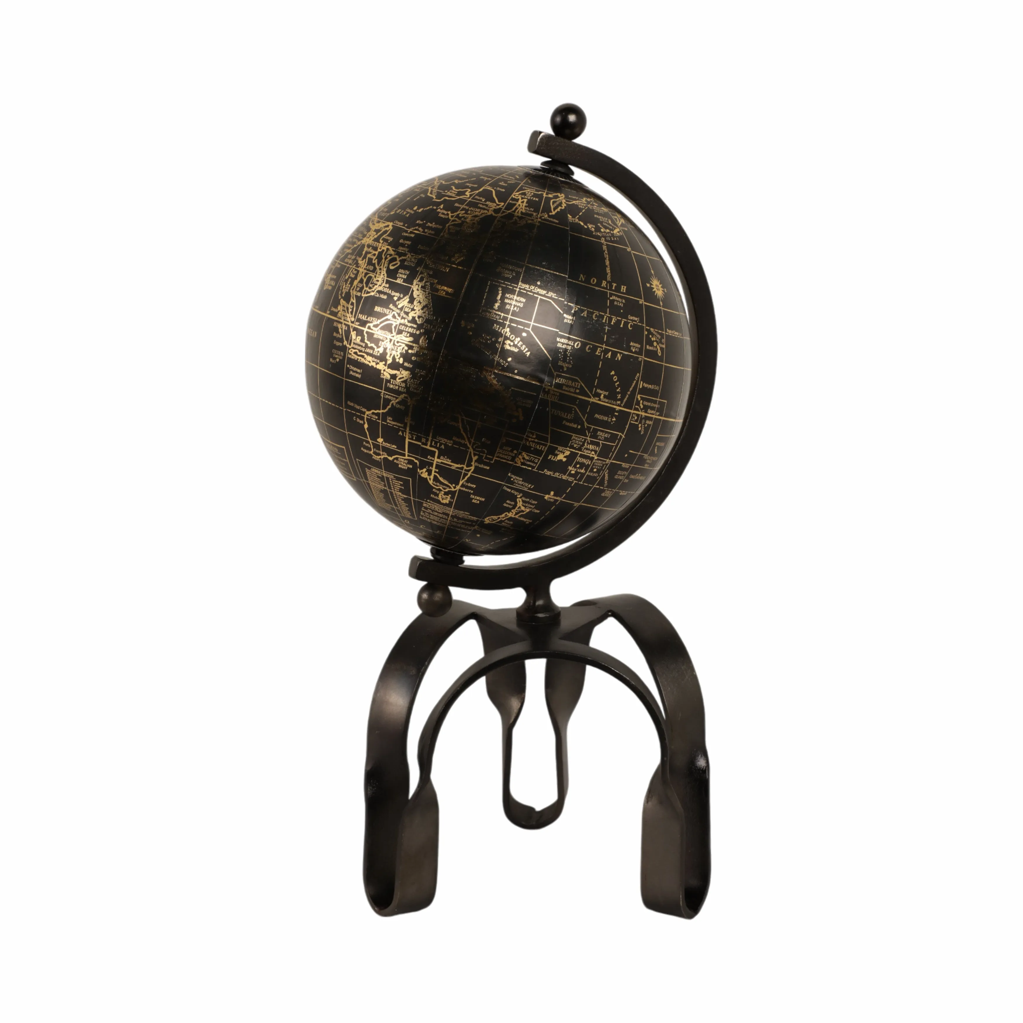 17" Rally Small Metal Globe