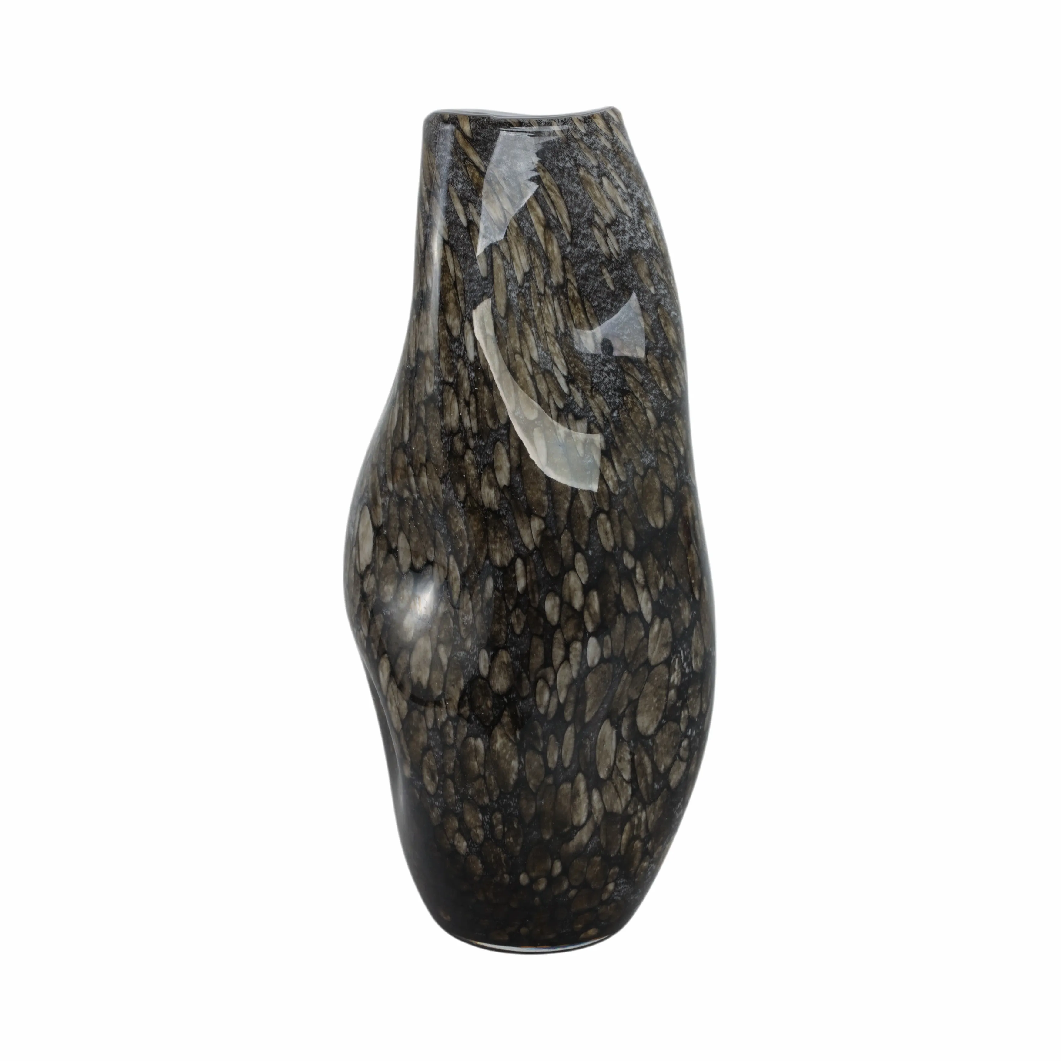 17" Tunis Large Speckled Glass Vase