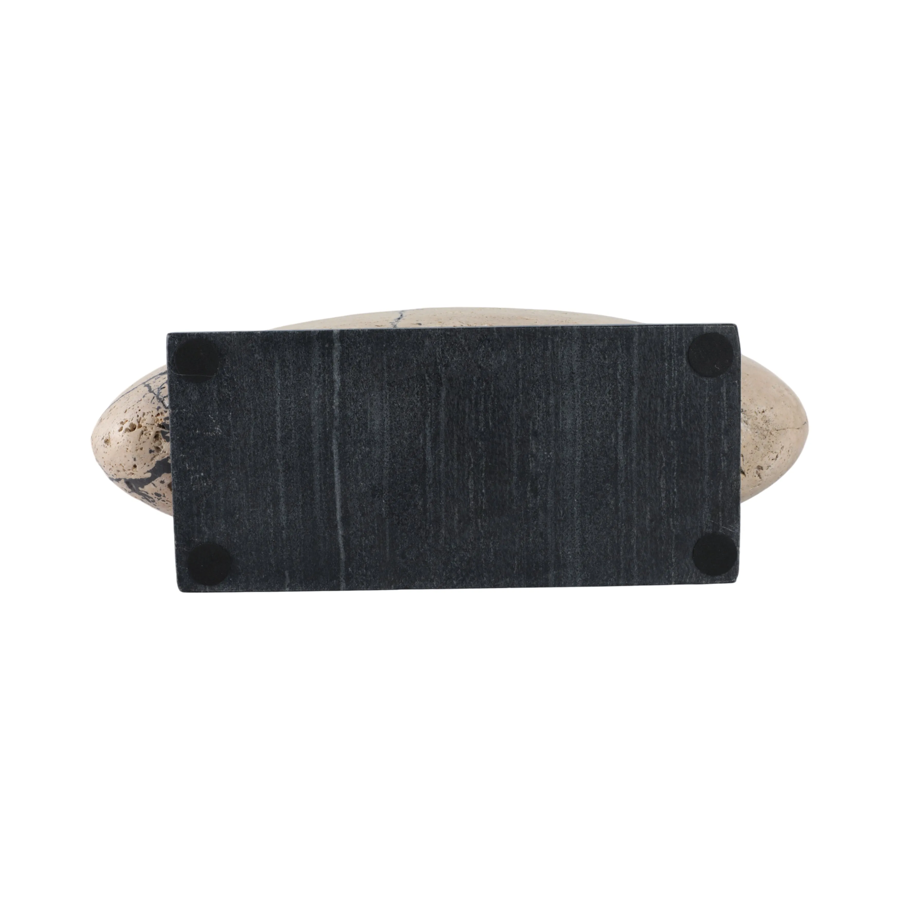 18" Gorda Crackle Travertine Bowl