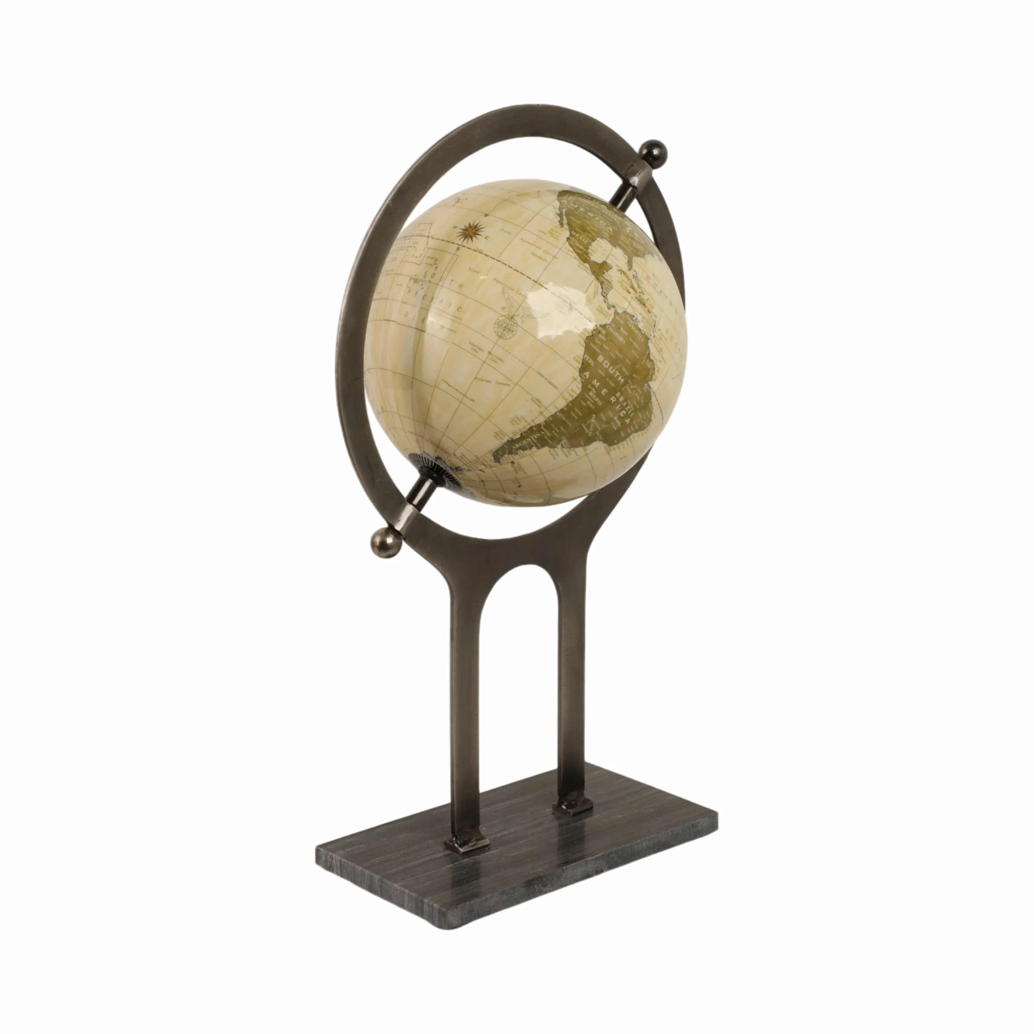 18" Hadley Metal Globe