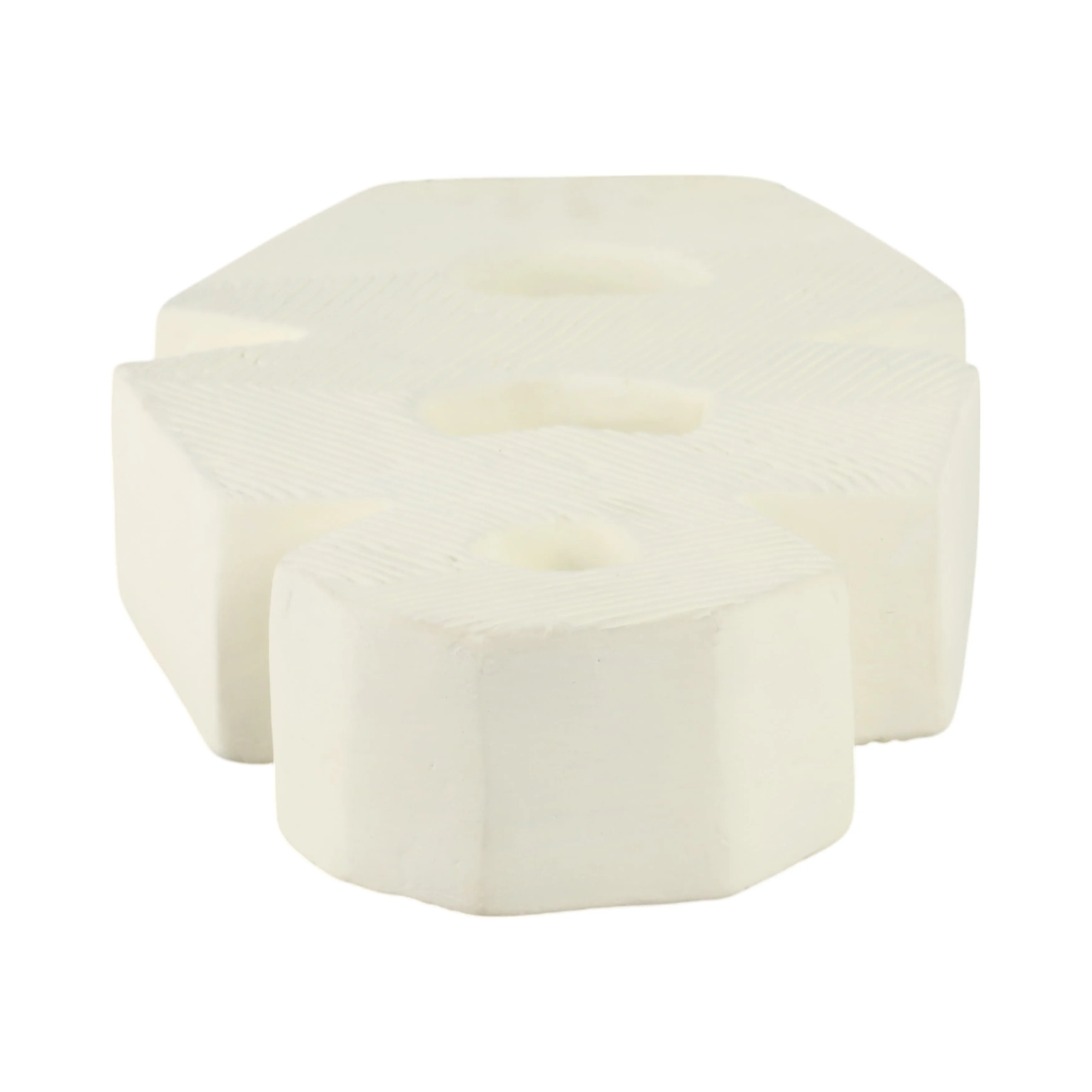 18" Terracotta Abstract Sculpture, Ivory