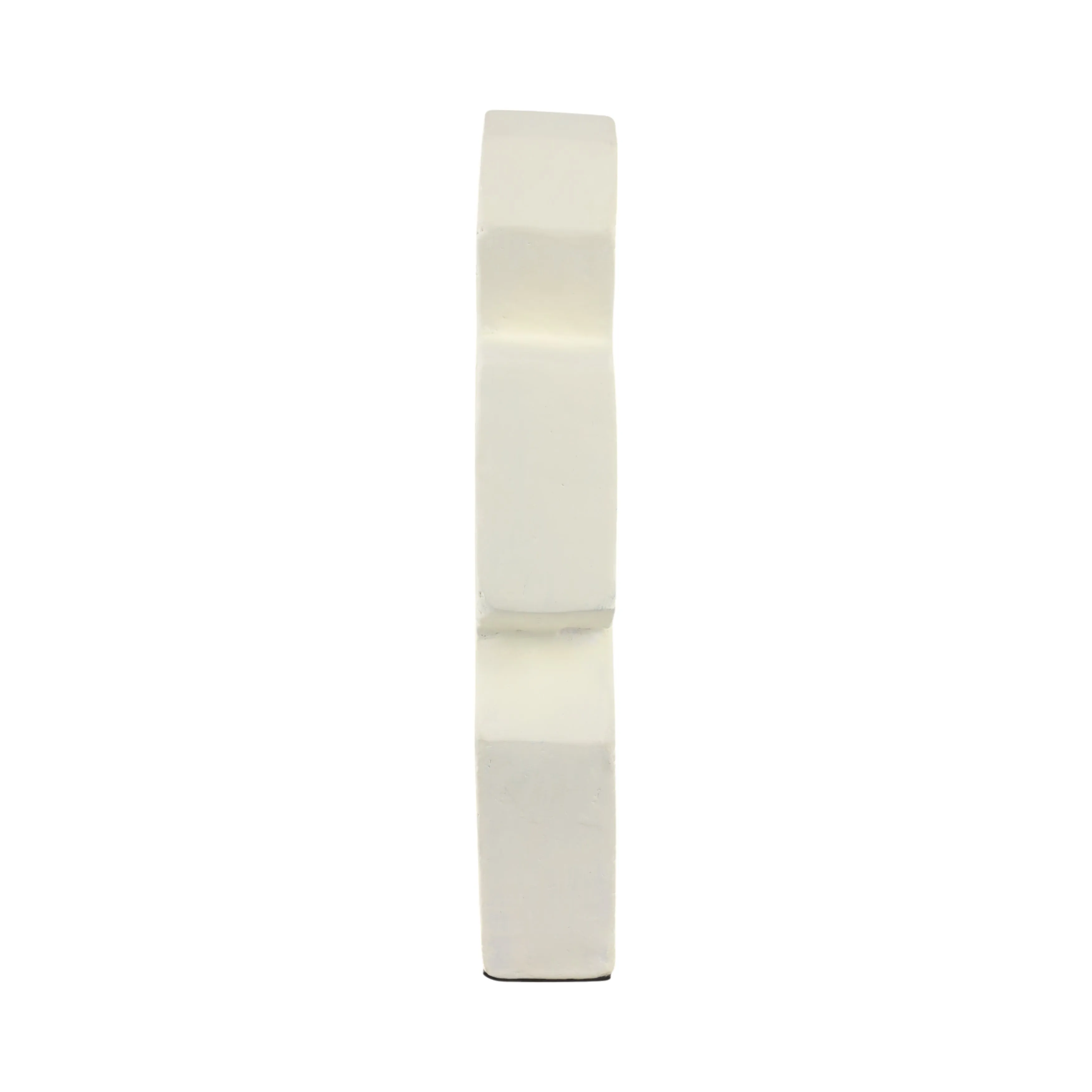 18" Terracotta Abstract Sculpture, Ivory
