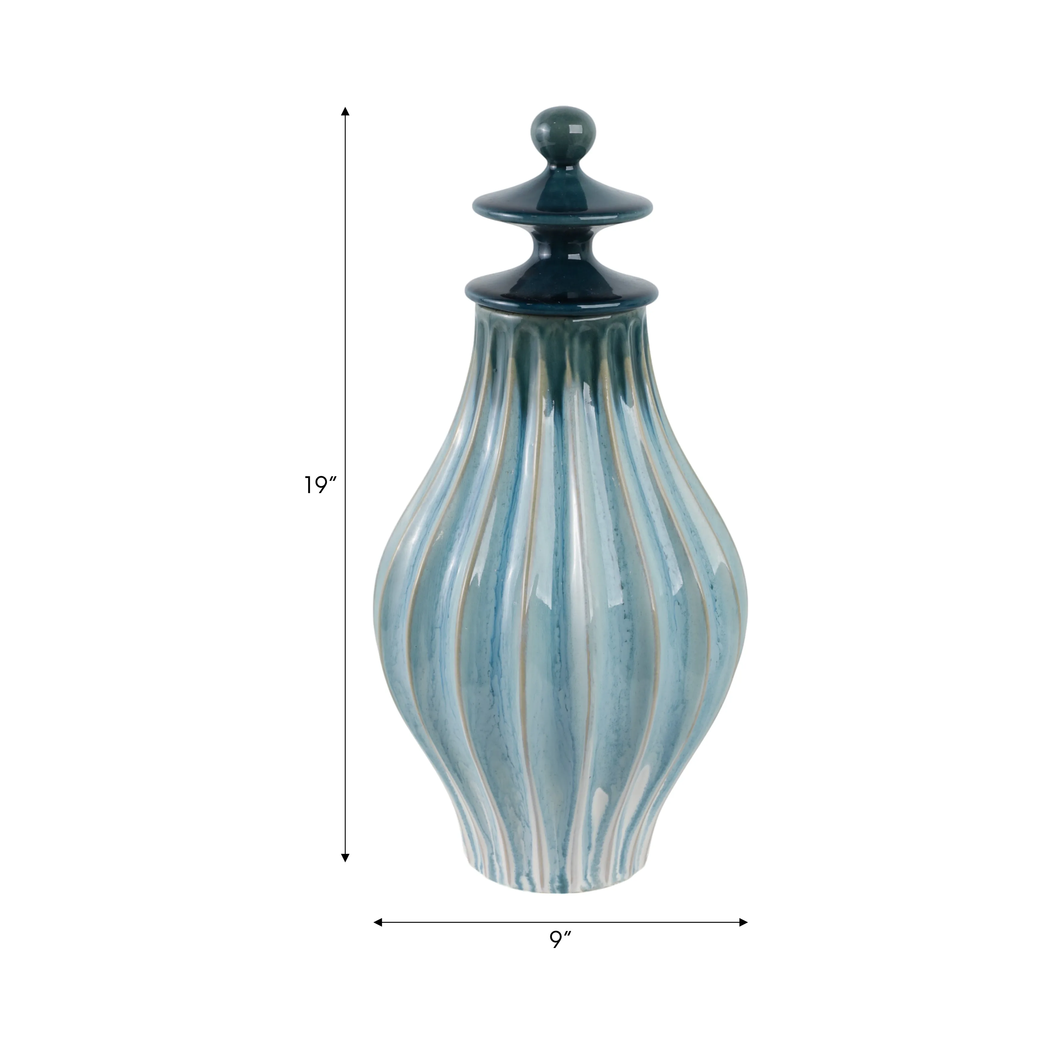 19" Astoria Large Lidded Jar
