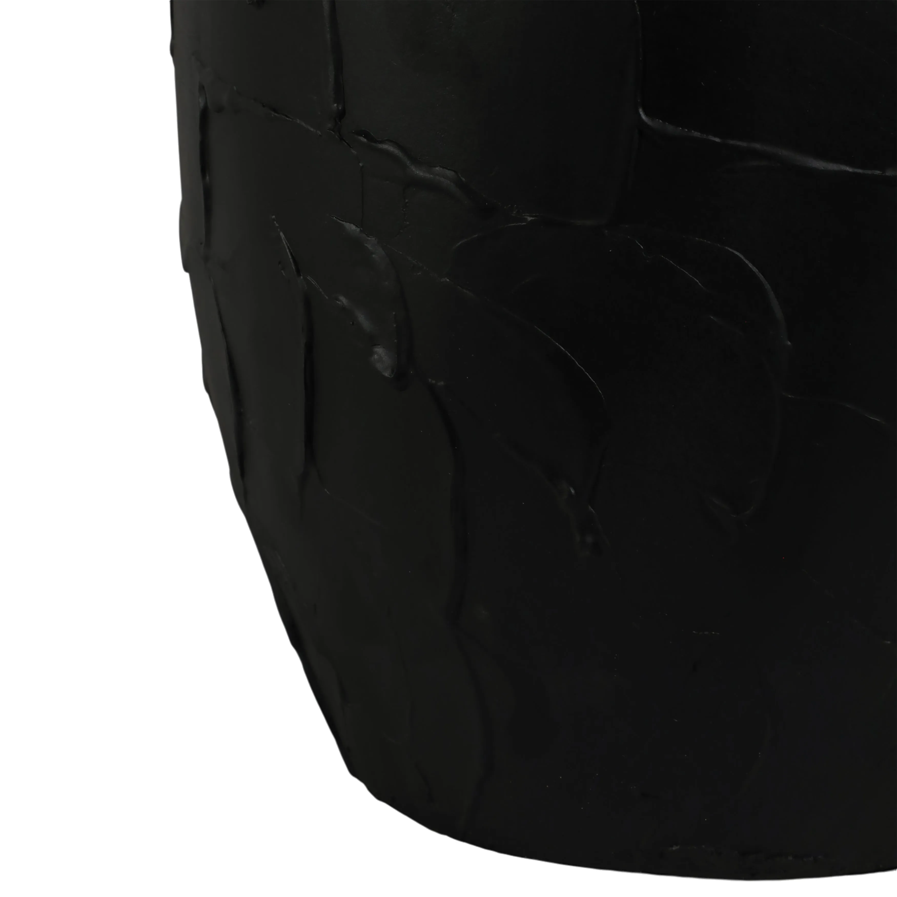 19" Canvon Small Black Ecomix Vase