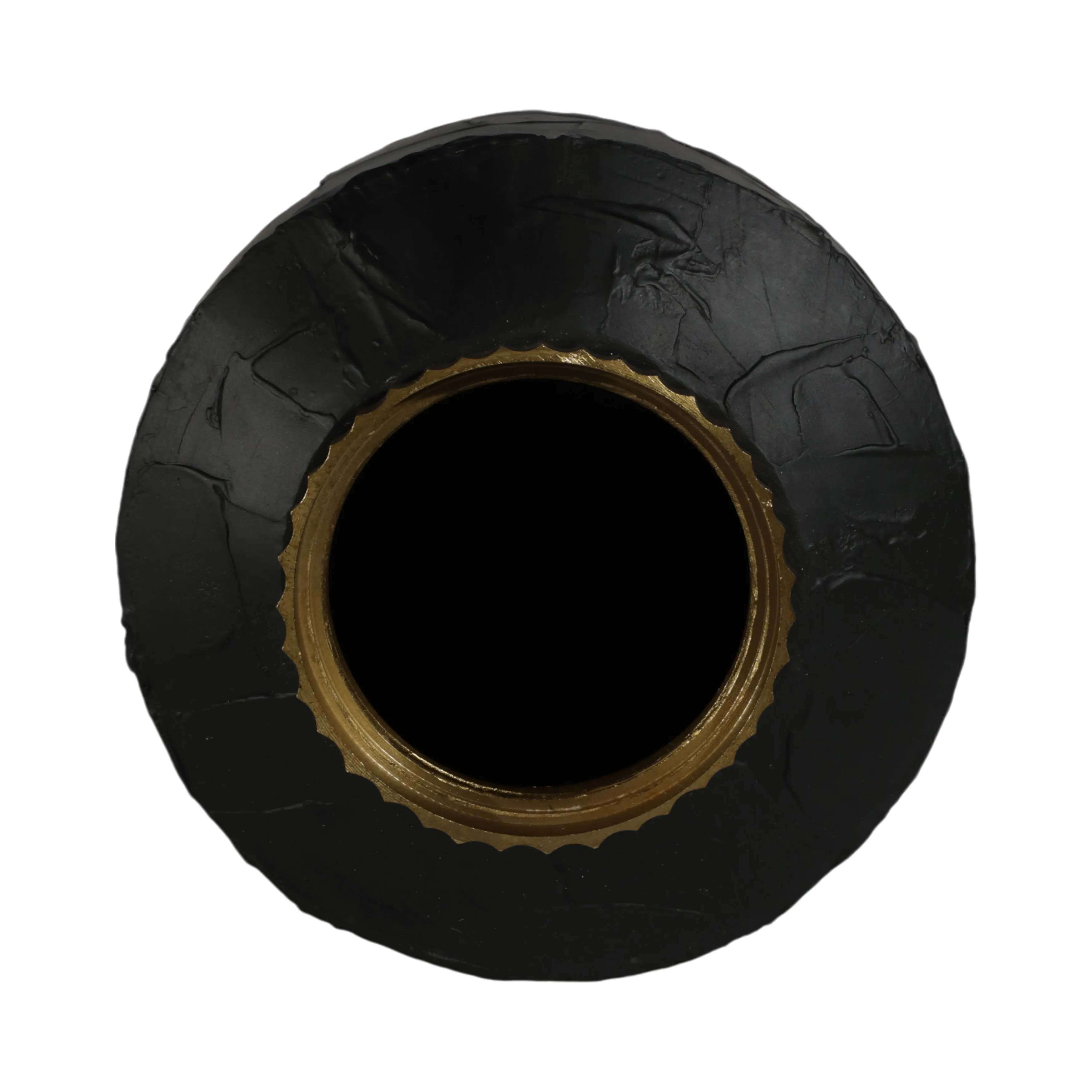 19" Canvon Small Black Ecomix Vase